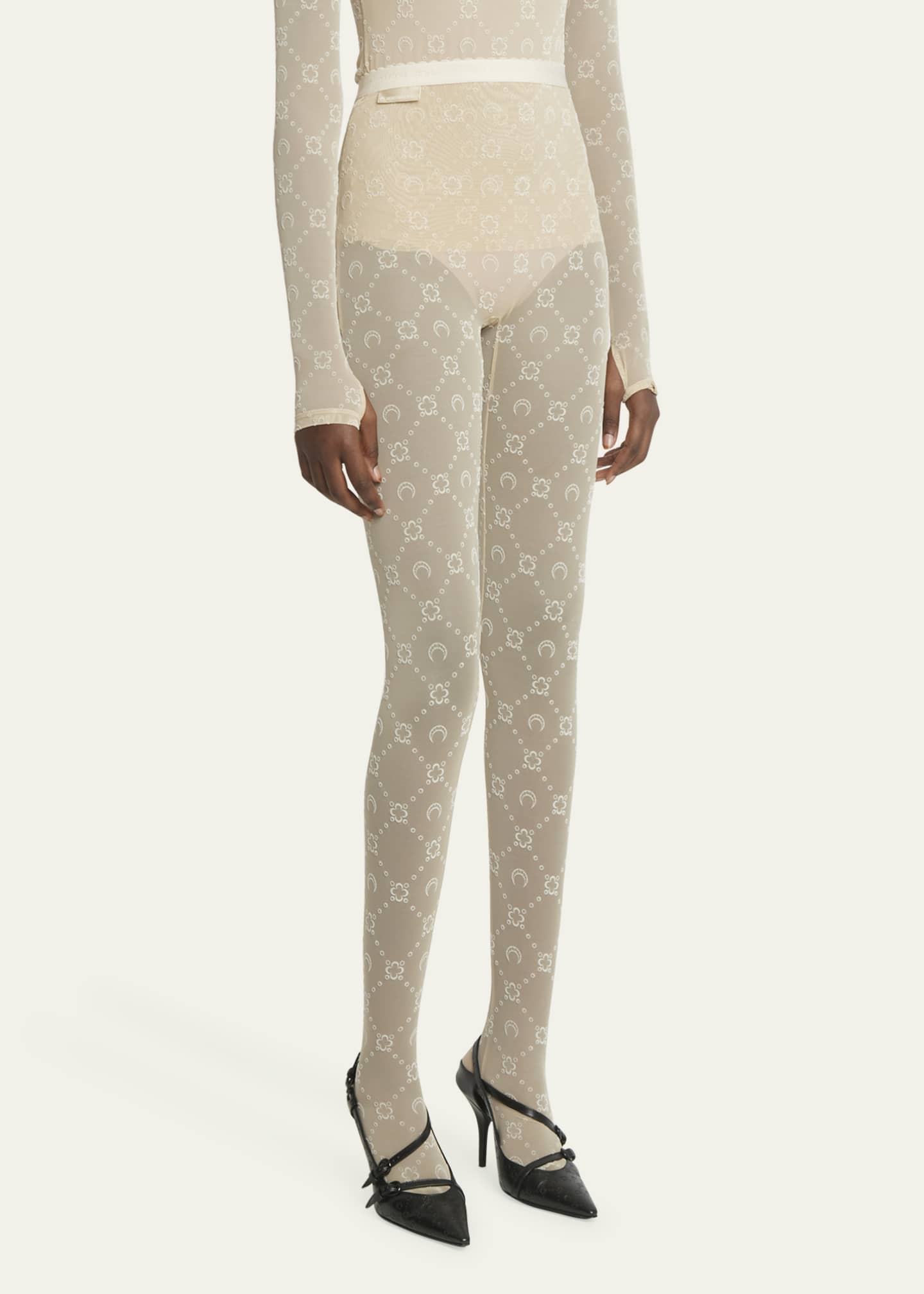 Mesh glitter leggings deals