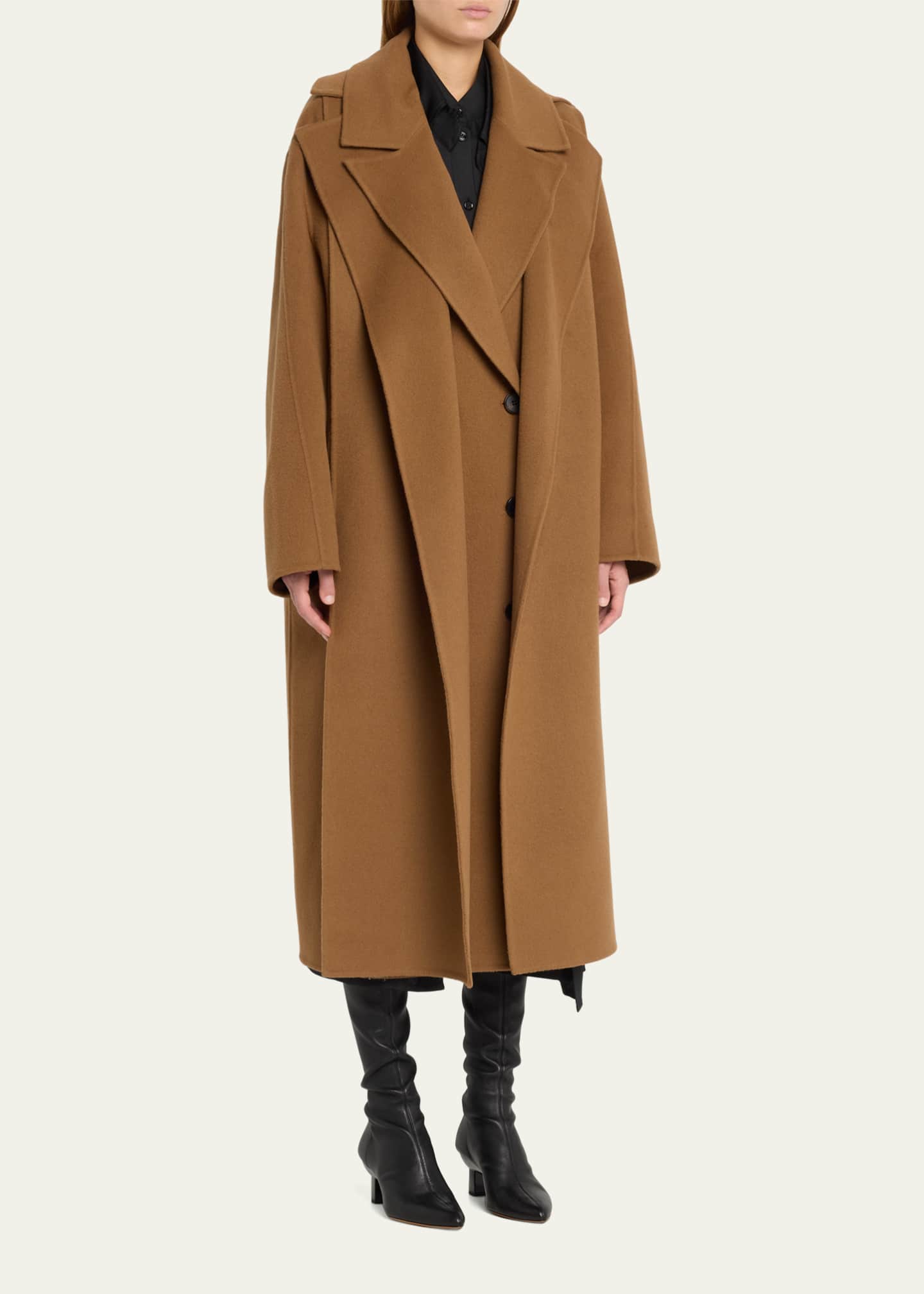 Halogen double faced shawl coat shop
