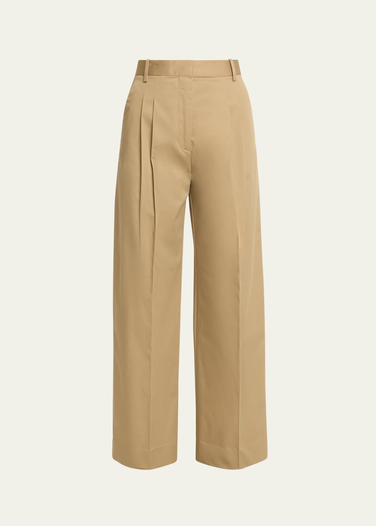 Rohe Pleated WideLeg Chino Pants Bergdorf Goodman