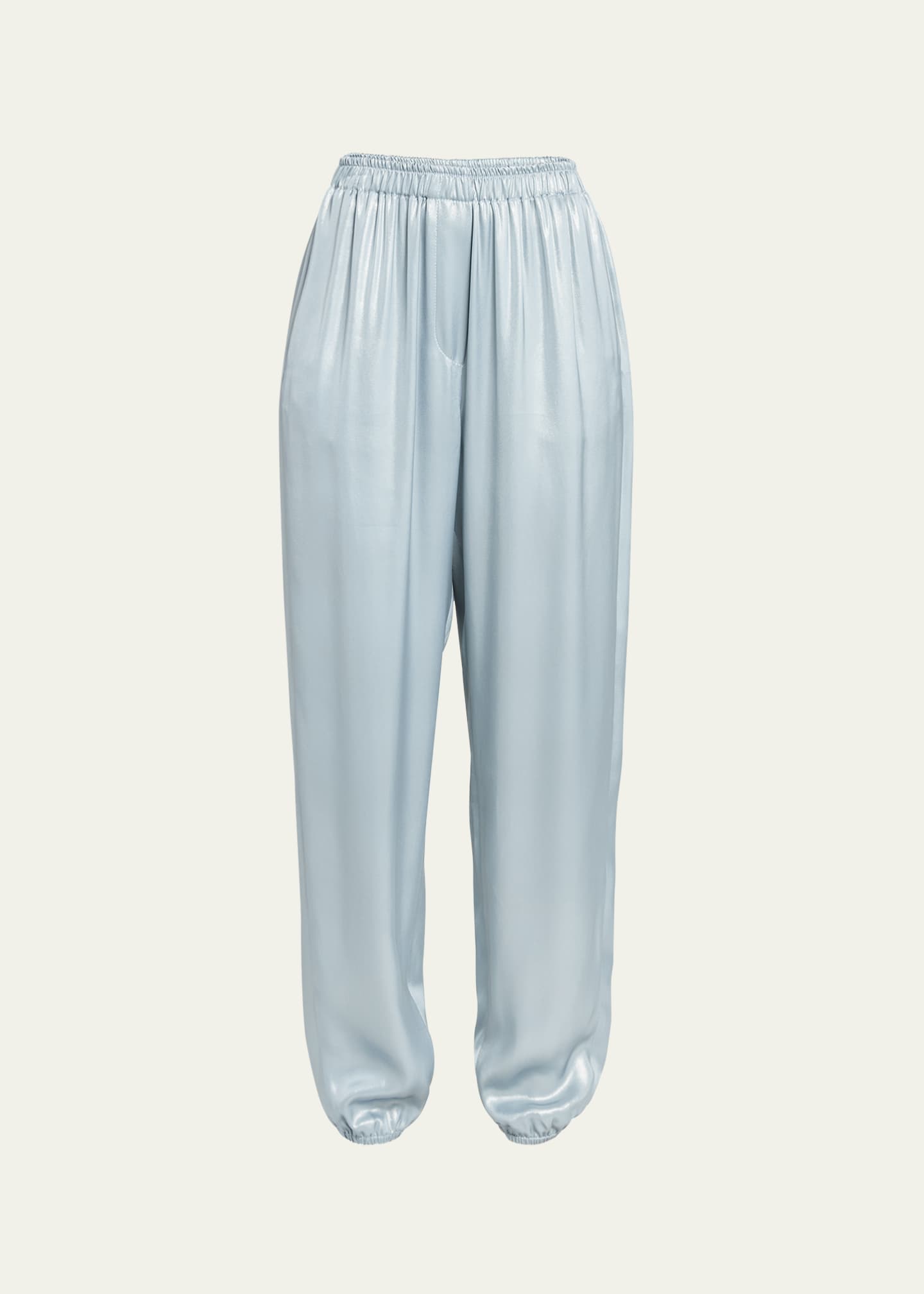 Satin jogger pajama pants cheap