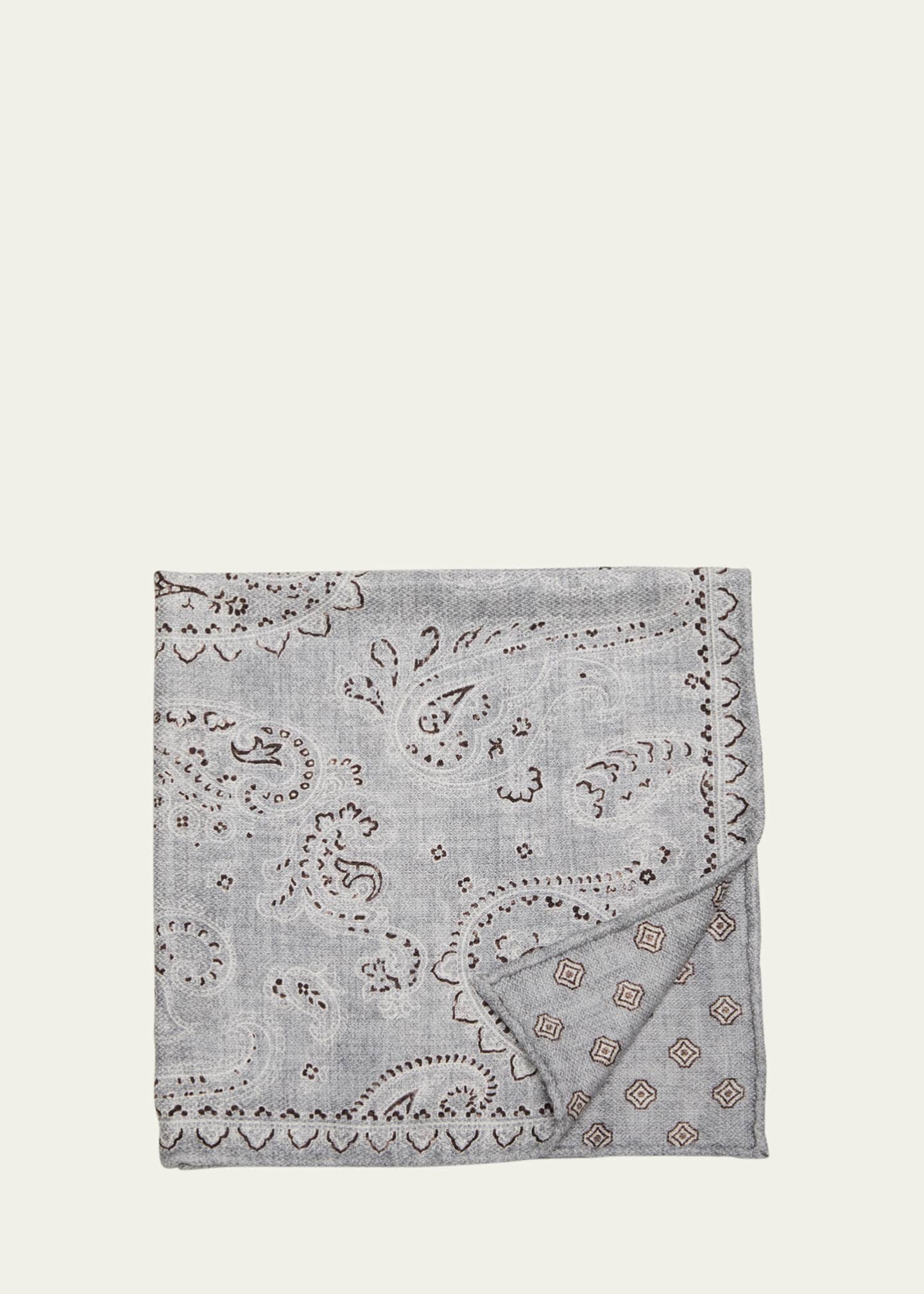 Brunello Cucinelli Men's Silk Pocket Beige main image 0
