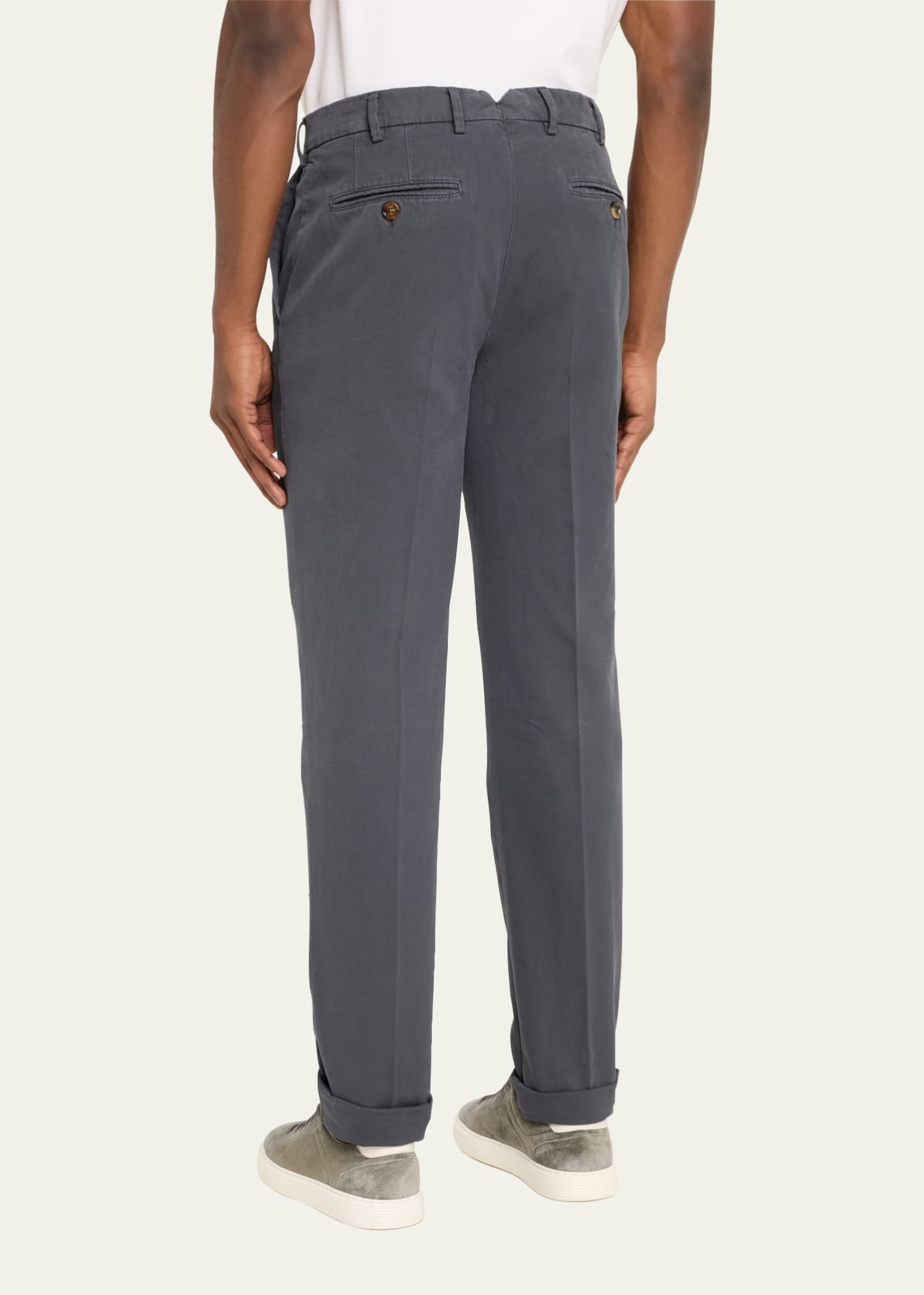 パンツ BRUNELLO CUCINELLI PANTS Brunello Cucinelli - Gray Wool & Cashmere Pant | Mitchell Stores