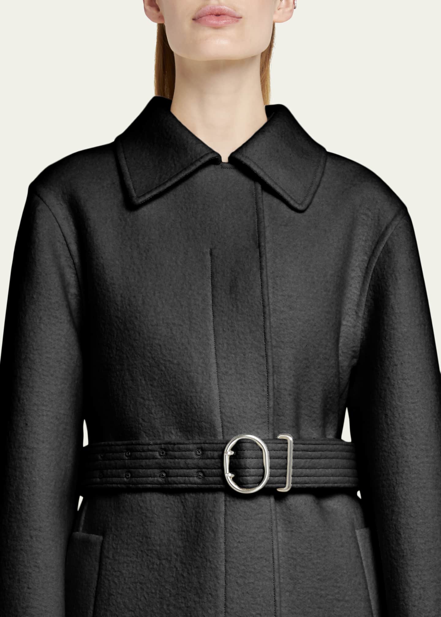 Jil sander wool coat sales