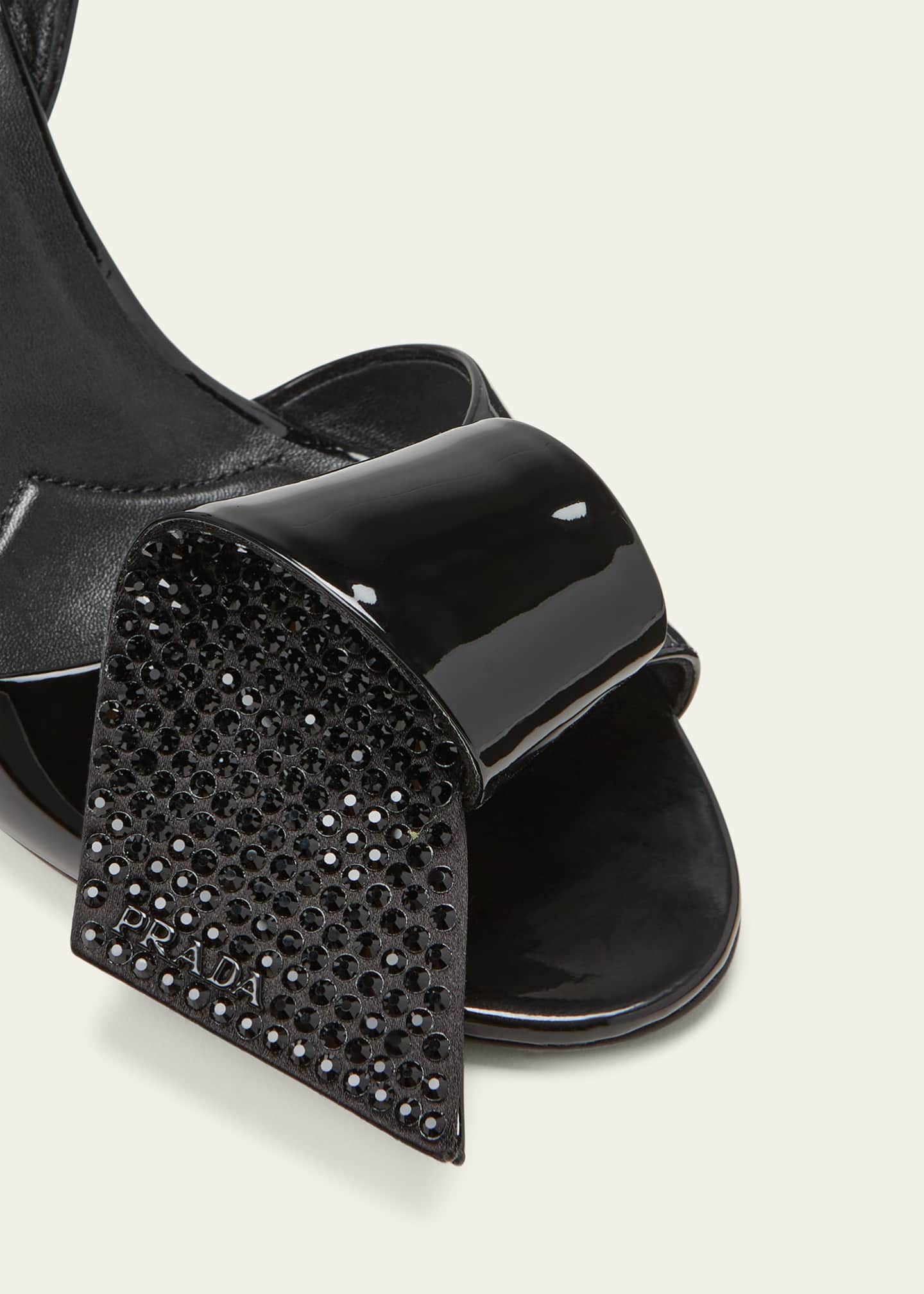 Prada 3 online strap heels