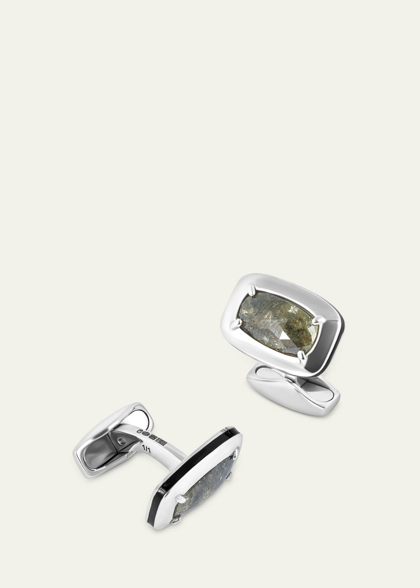 【売り切り御免！】 Men's Tateossian Central Cufflinks Diamond Grey Claw 小物