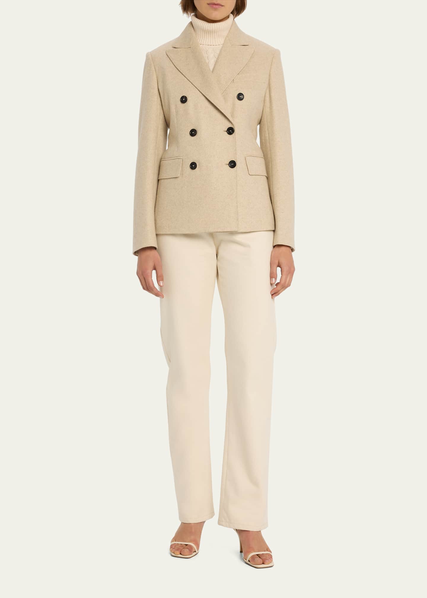 Women's cashmere online blazer jacket