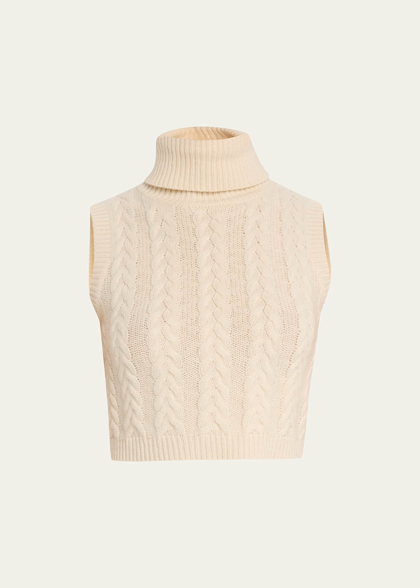Cropped shop cashmere turtleneck