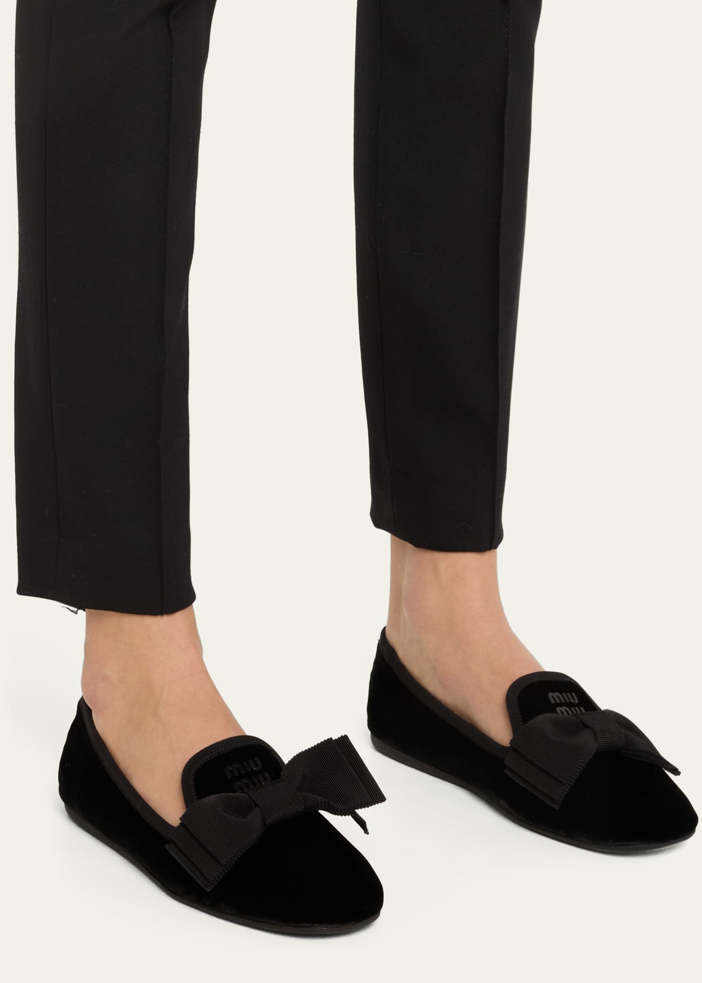 Miu miu slip ons on sale