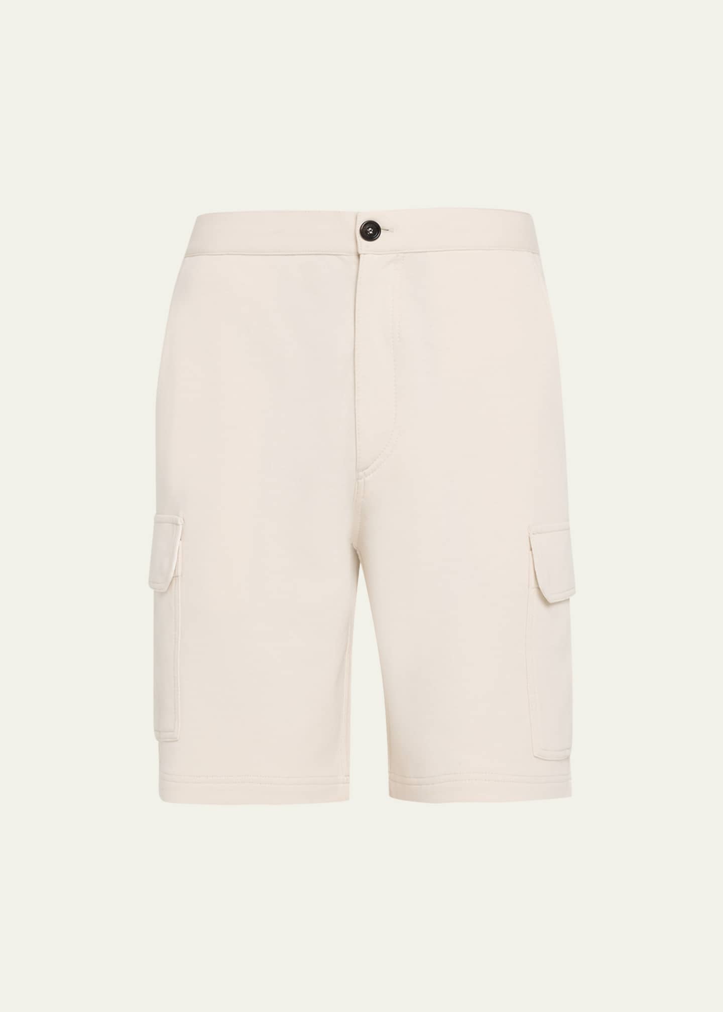 Brunello Cucinelli Men s Cotton Blend Travel Cargo Shorts