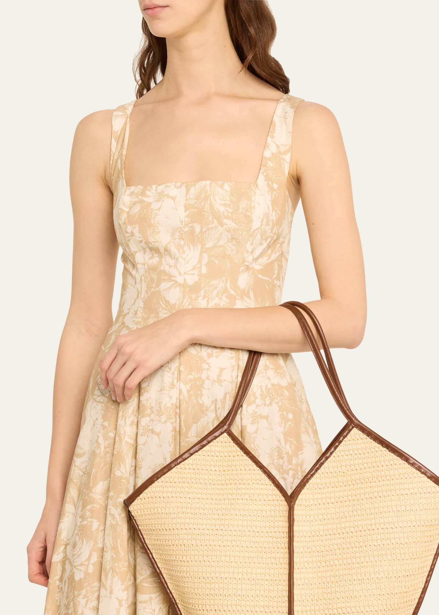 HEREU Calella Raffia Tote Bag Image 2 of 5