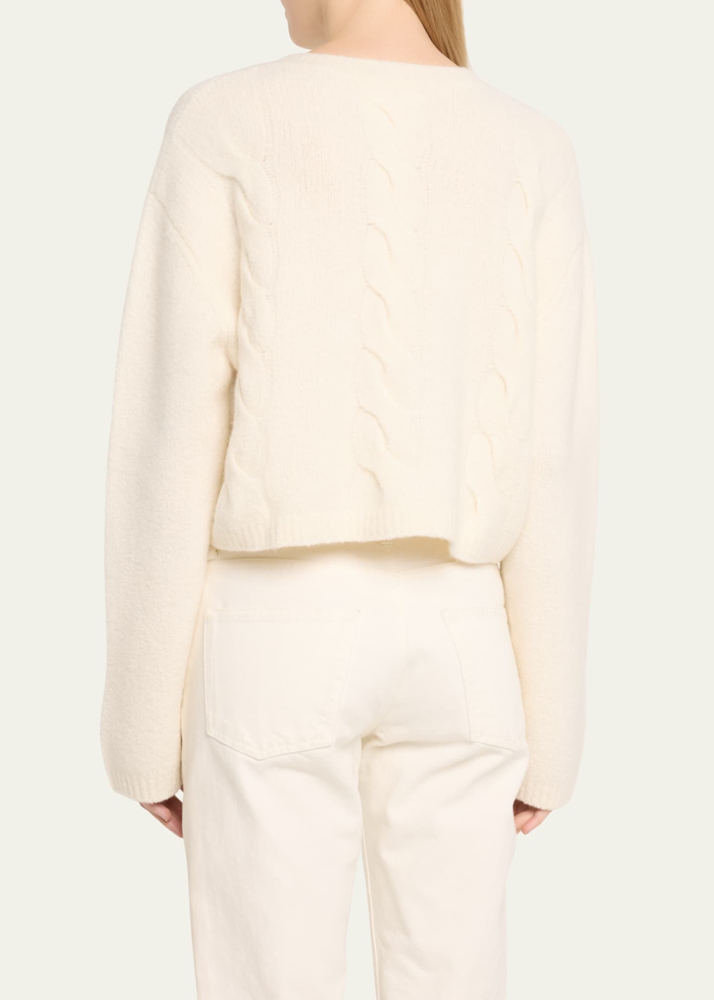 Lisa Yang The Hannah Cashmere Cable-Knit Sweater - Bergdorf Goodman