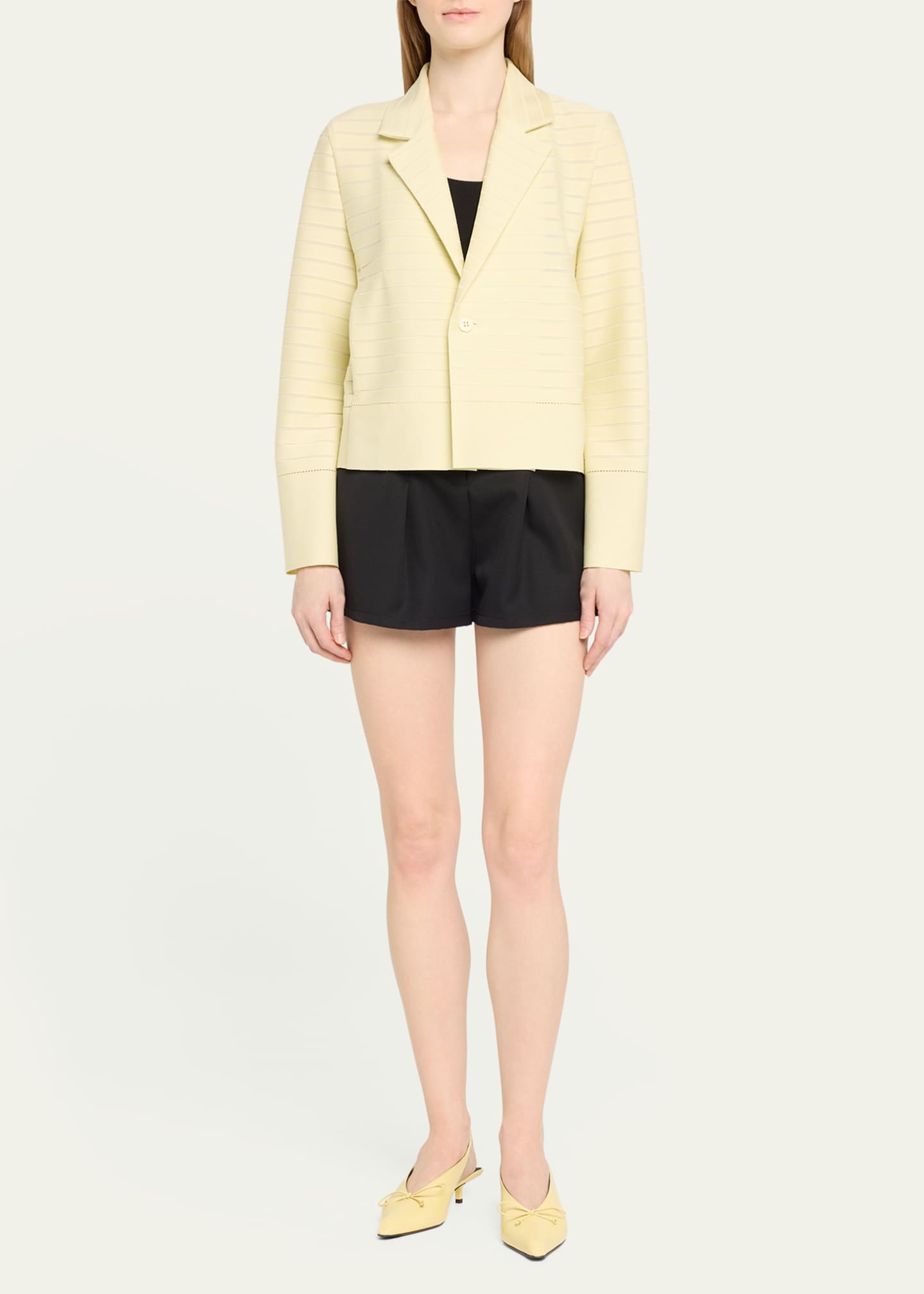 Jacquemus Les Slingbacks Cubisto Leather Pumps Image 3 of 5