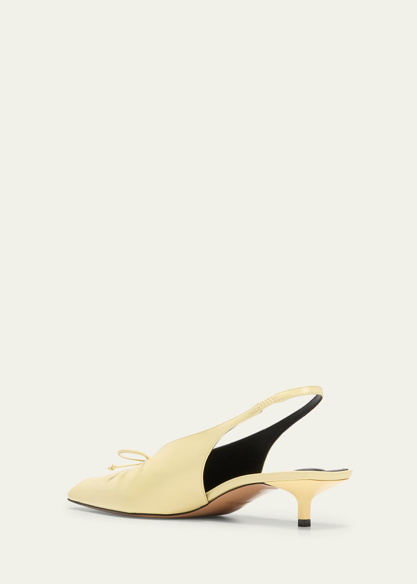 Jacquemus Les Slingbacks Cubisto Leather Pumps Image 4 of 5