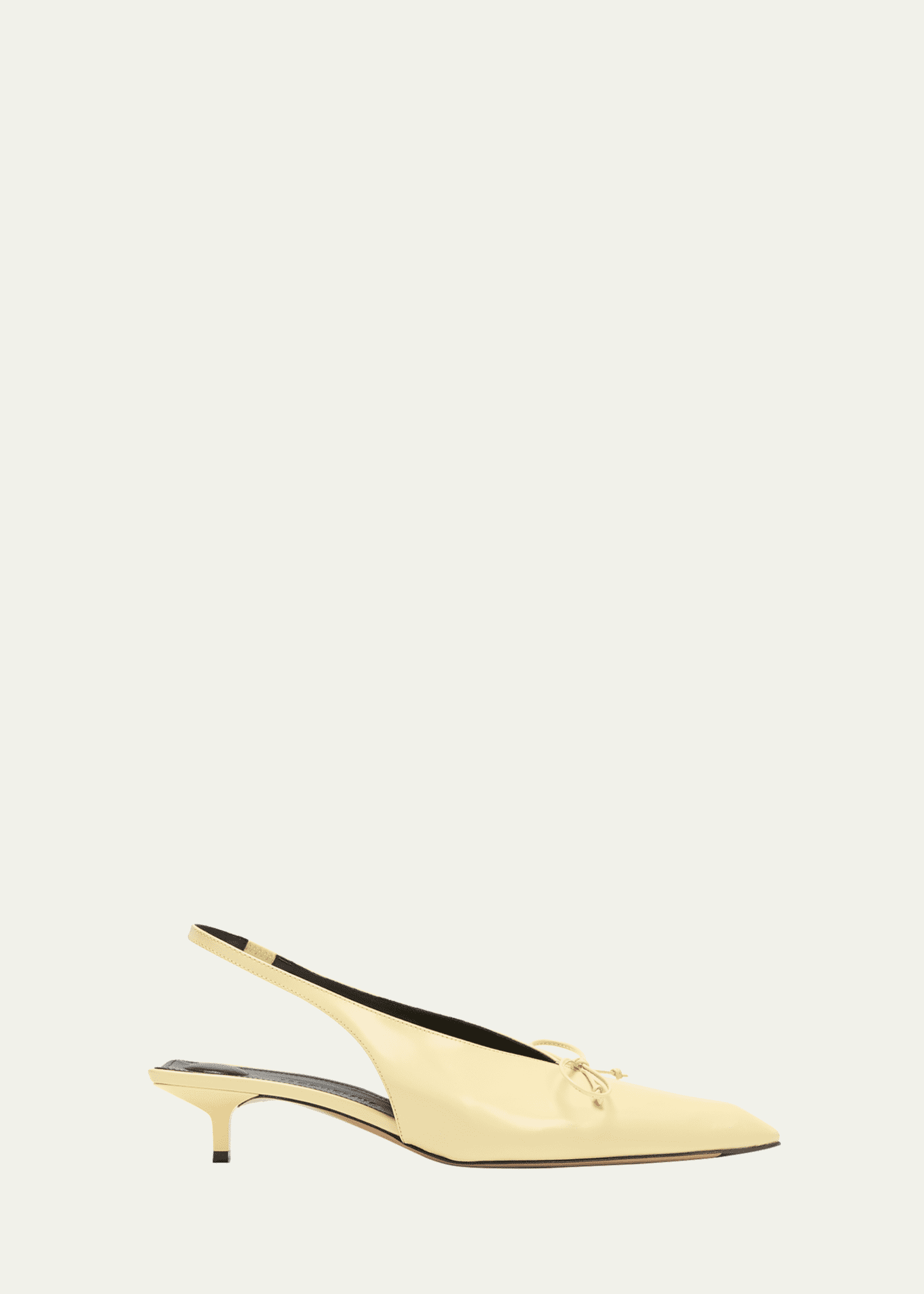 Jacquemus Les Slingbacks Cubisto Leather Pumps Image 1 of 5