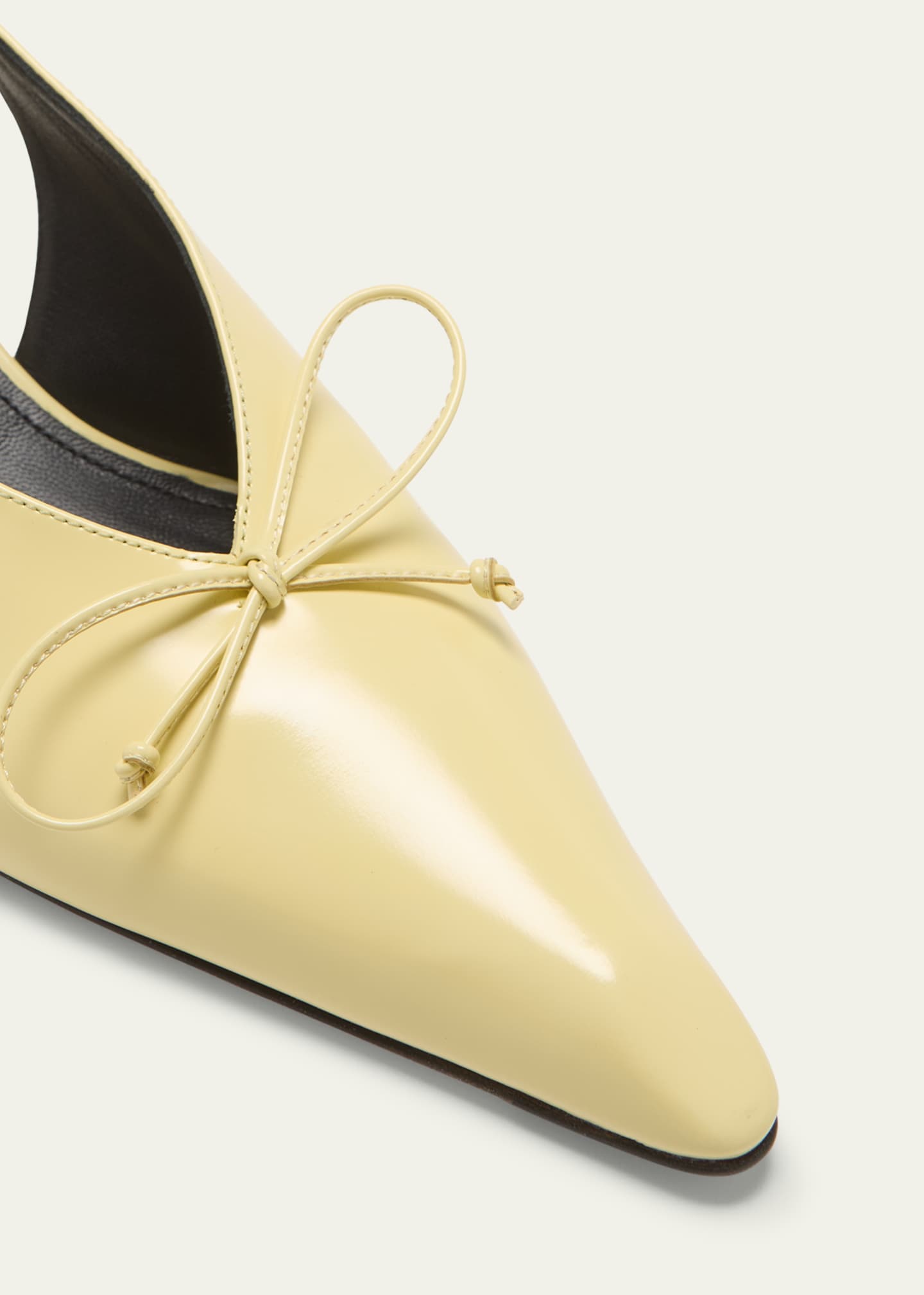 Jacquemus Les Slingbacks Cubisto Leather Pumps Image 5 of 5
