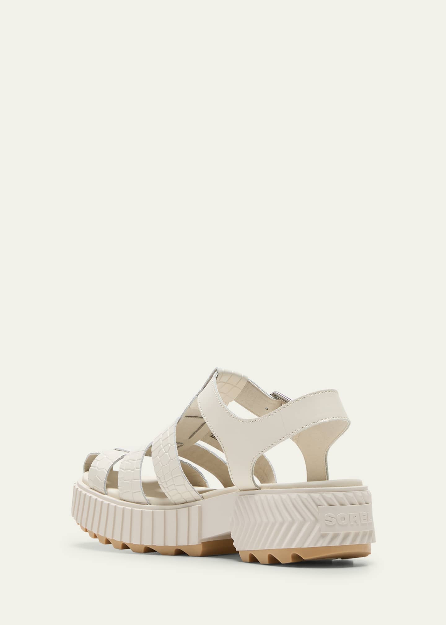 Sorel Ona Embossed Leather Fisherman Sandals Image 4 of 5