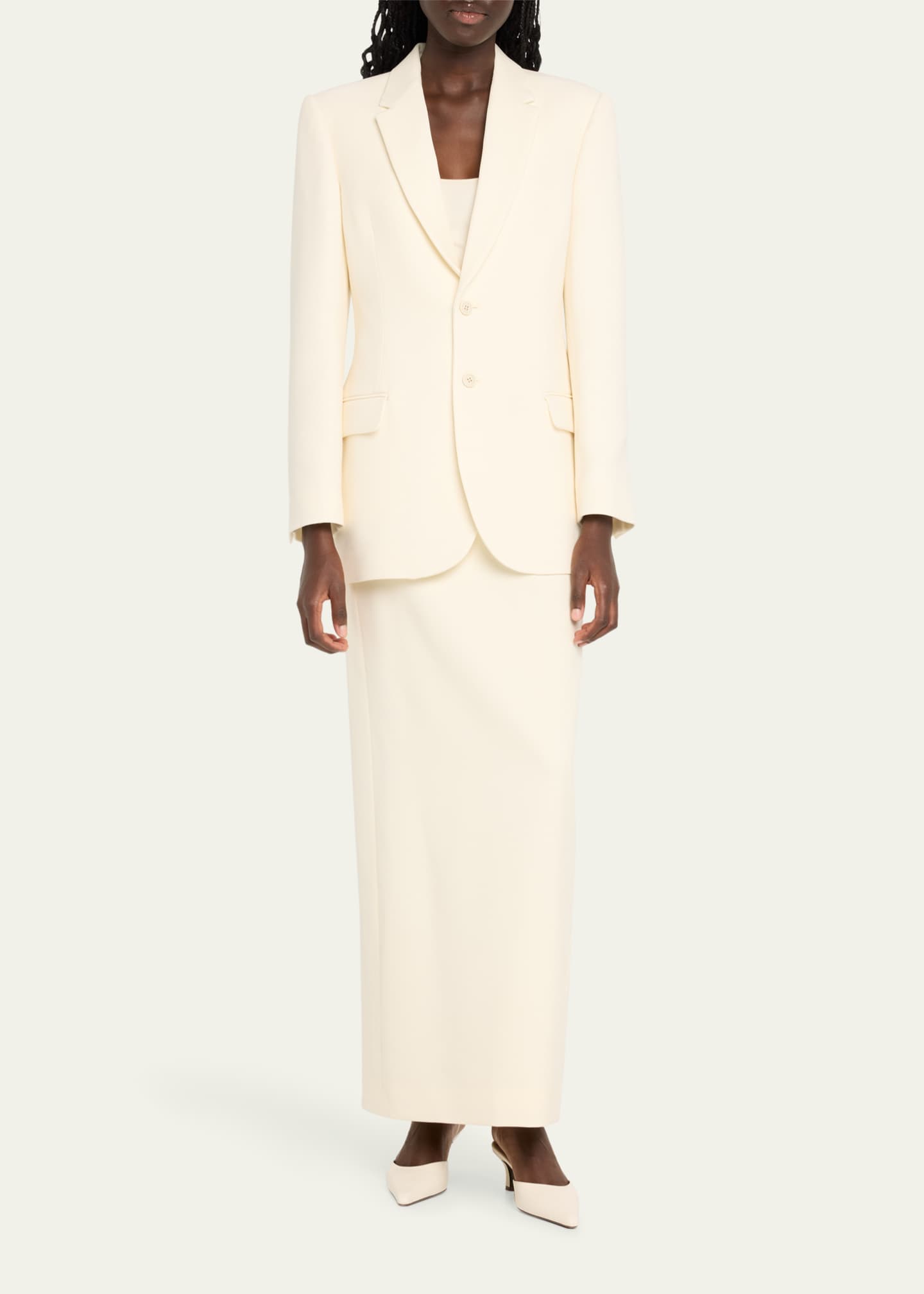 WARDROBE.NYC Long Column Wool Skirt Image 2 of 5
