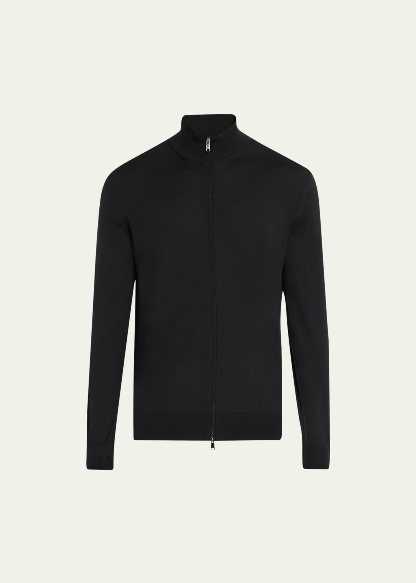 High Performance wool polo sweater