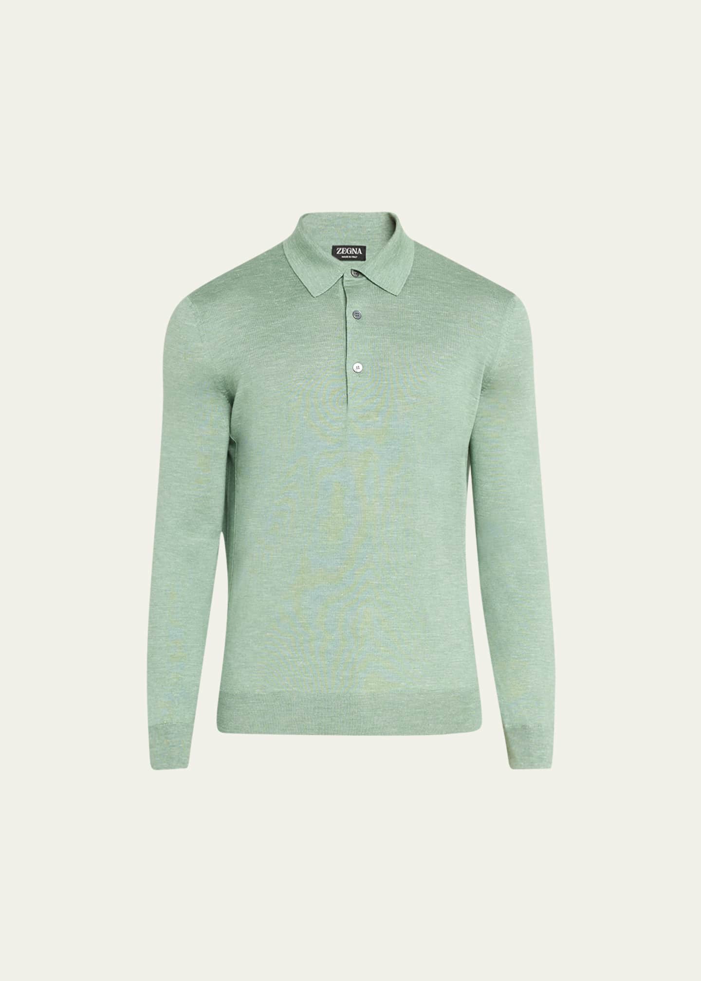 Silk blend polo online