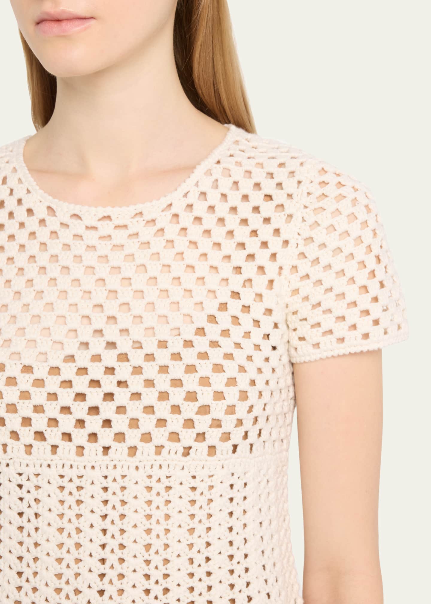 Michael kors crochet tunic online