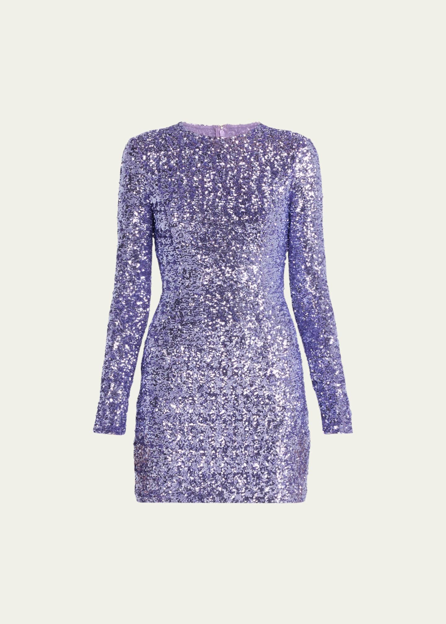 Michael Kors Collection Stretch Sequin Mini Dress