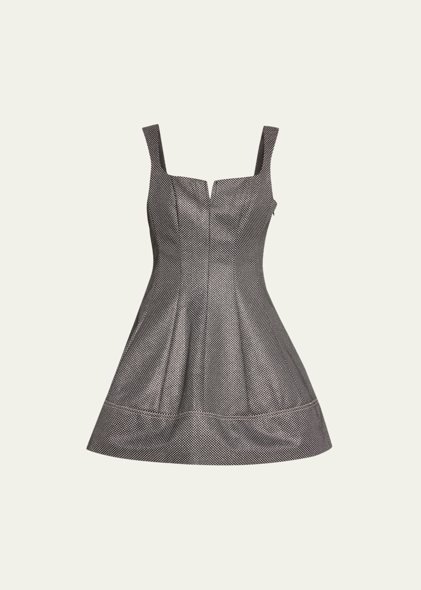Embellished fit and flare dress online
