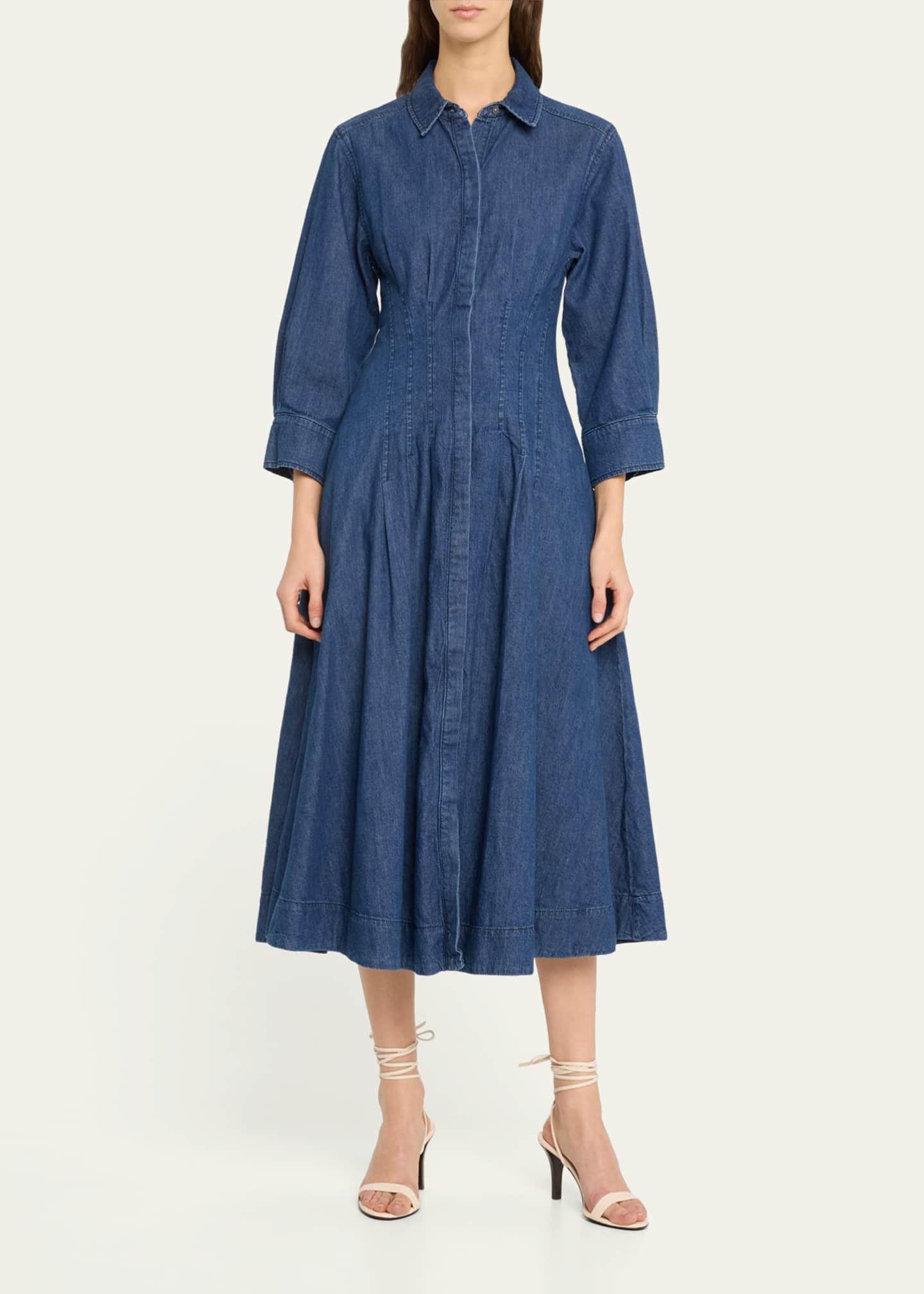 Jazz Cotton Midi Dress Kelly Green - Simkhai