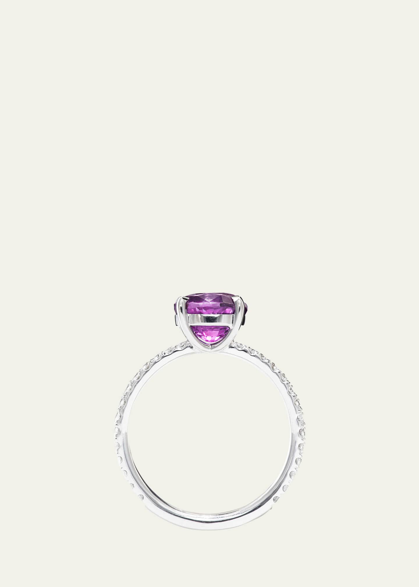 SONYA K. Stackable Purple Sapphire Ring with Diamonds - Bergdorf Goodman