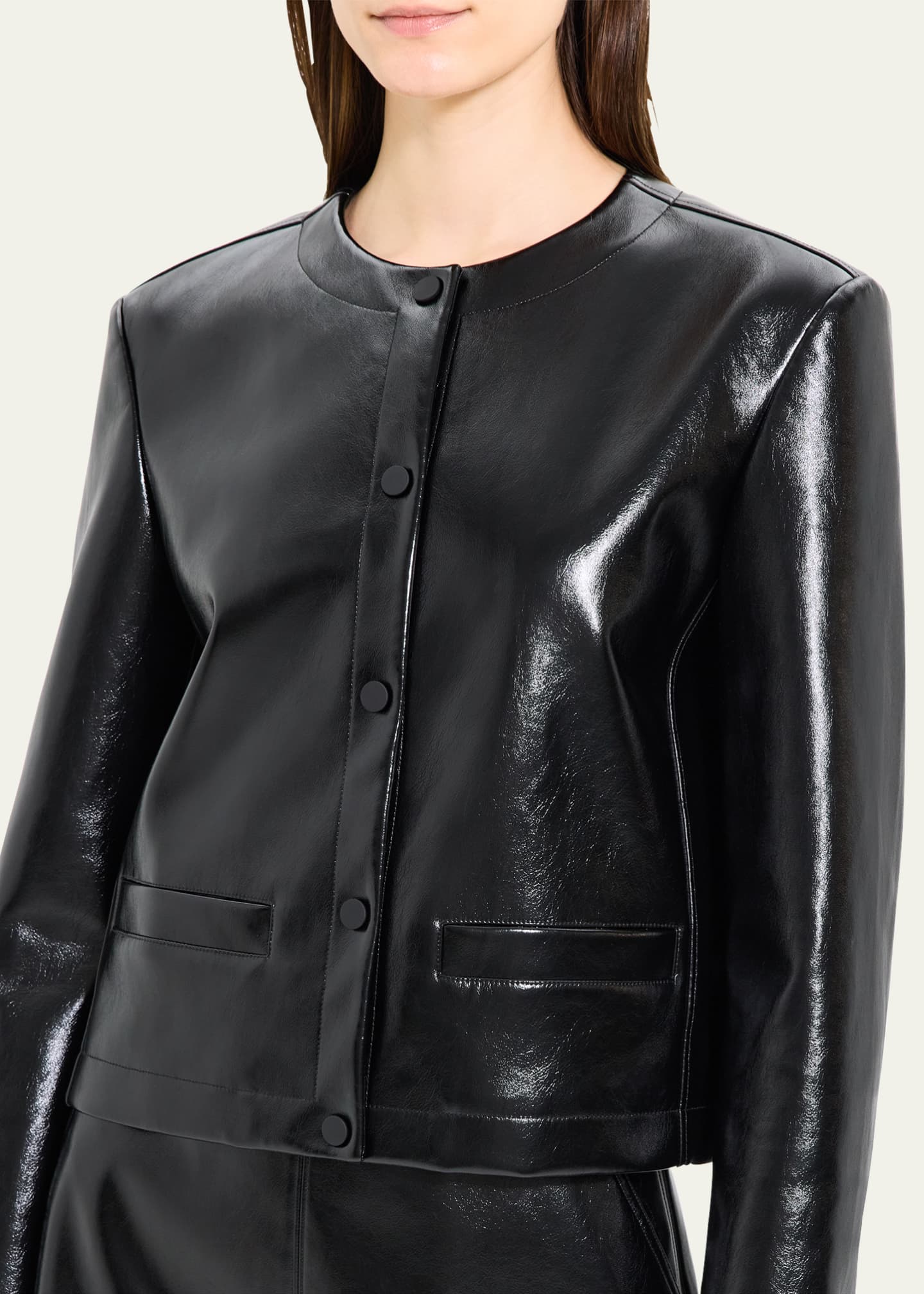 Theory cropped jacket sale