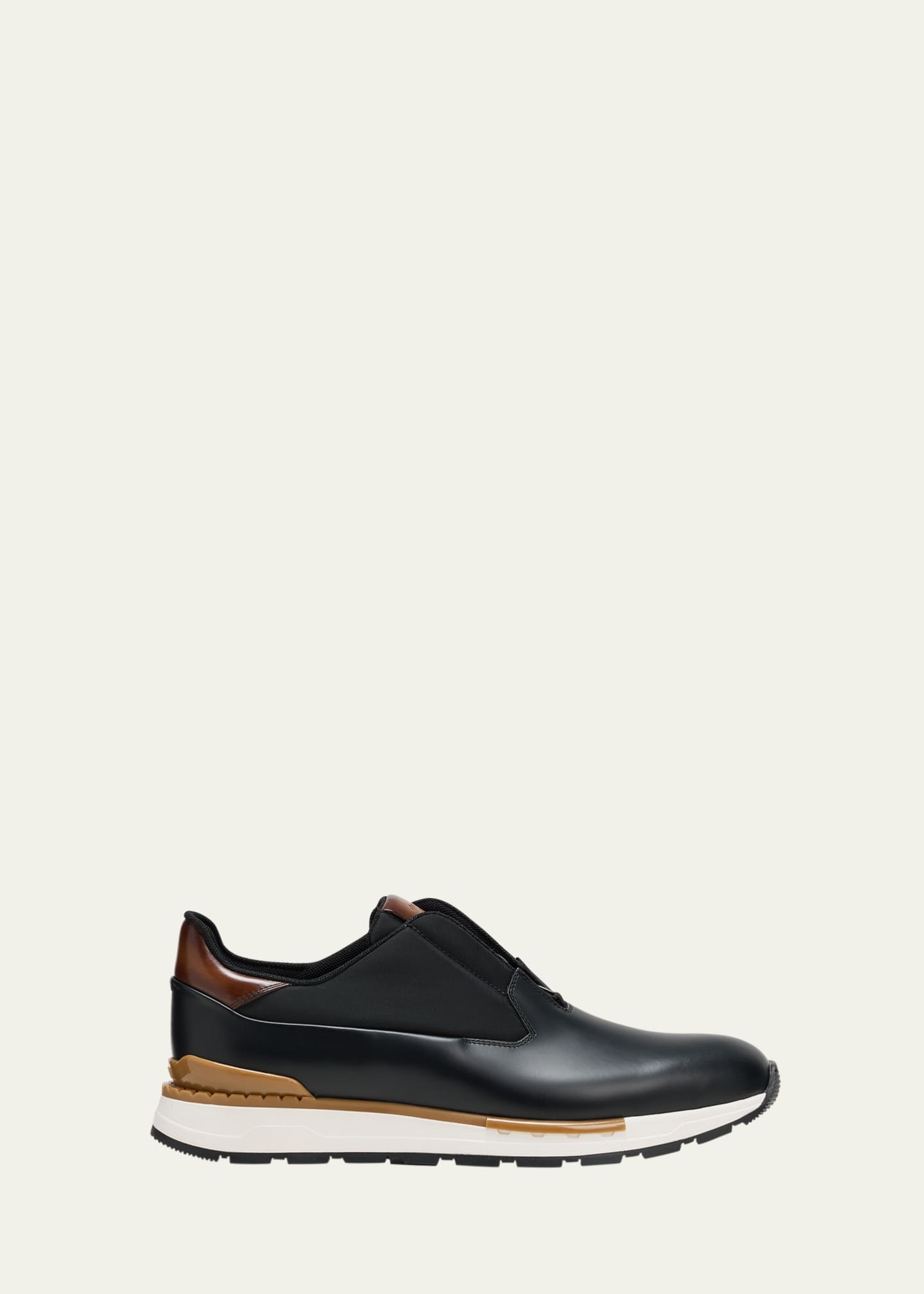 Berluti Men's Fast Track Leather Low-Top Sneakers Image 1 of 4