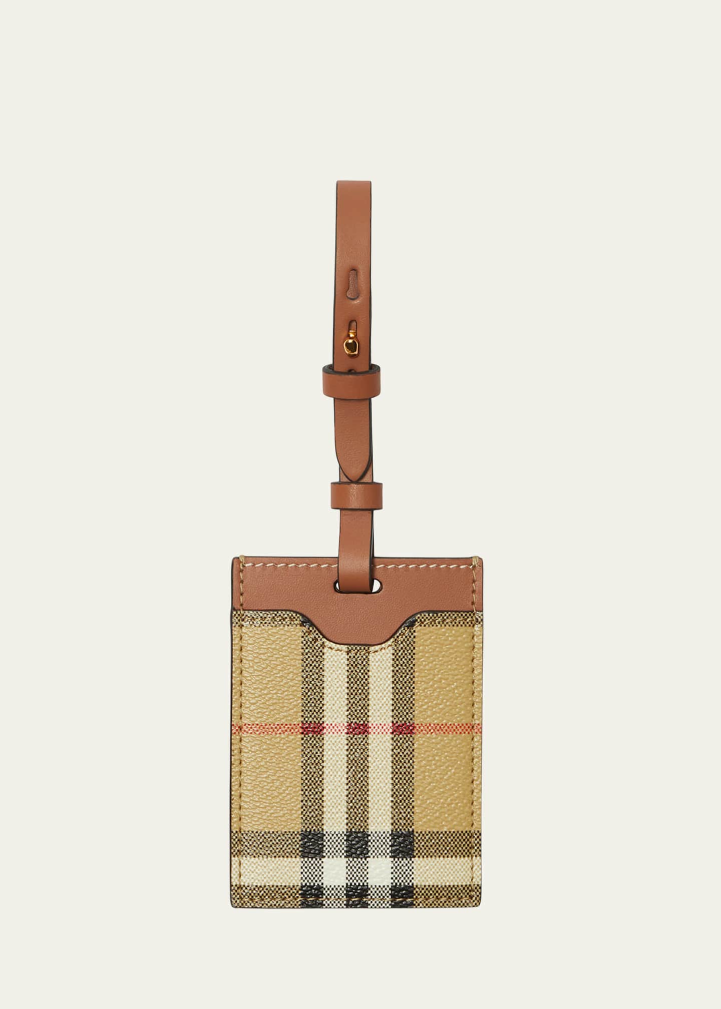 Burberry Check Luggage Tag Image 1 of 3