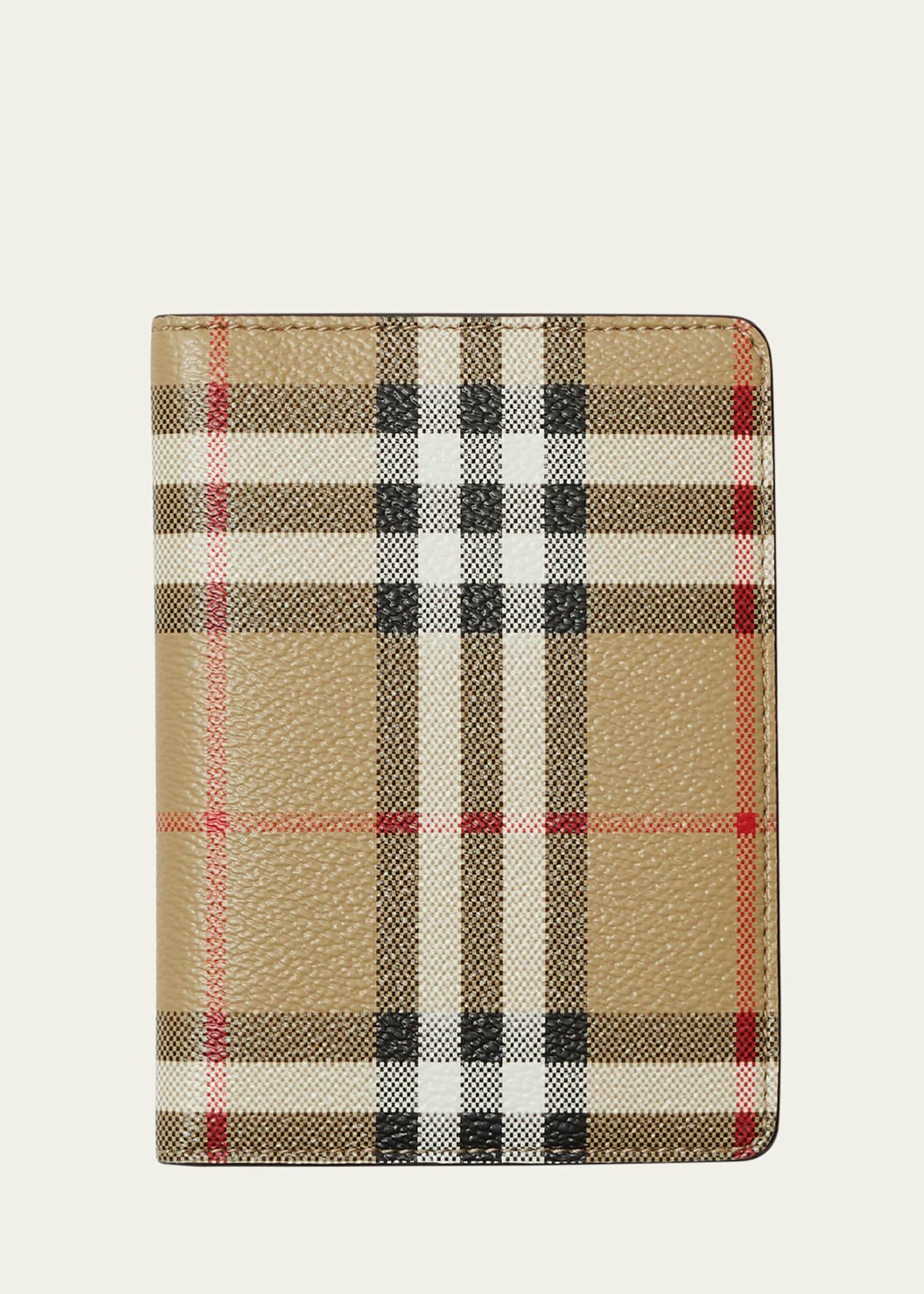 Burberry mens passport holder discount