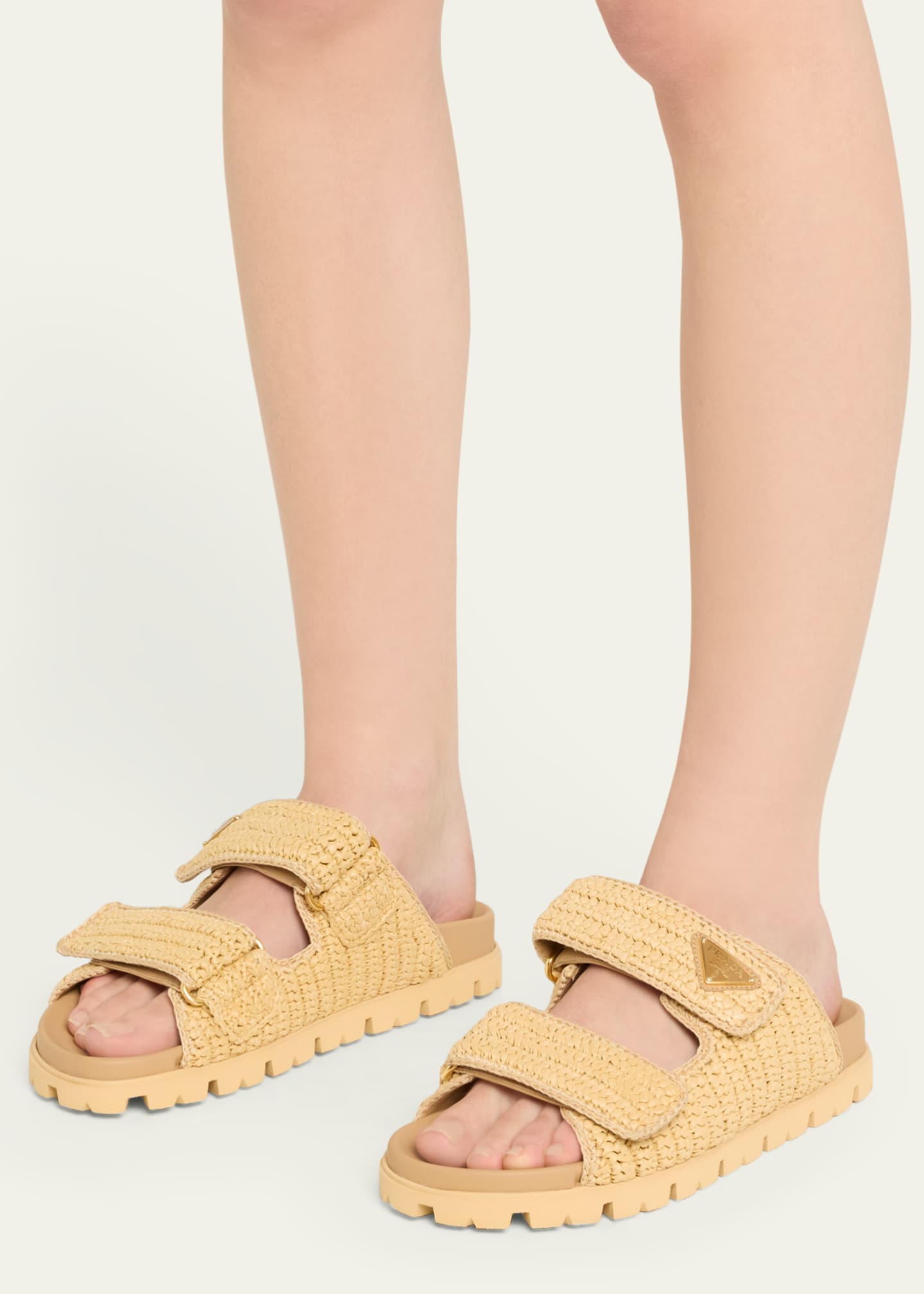 Prada slide sandals shop