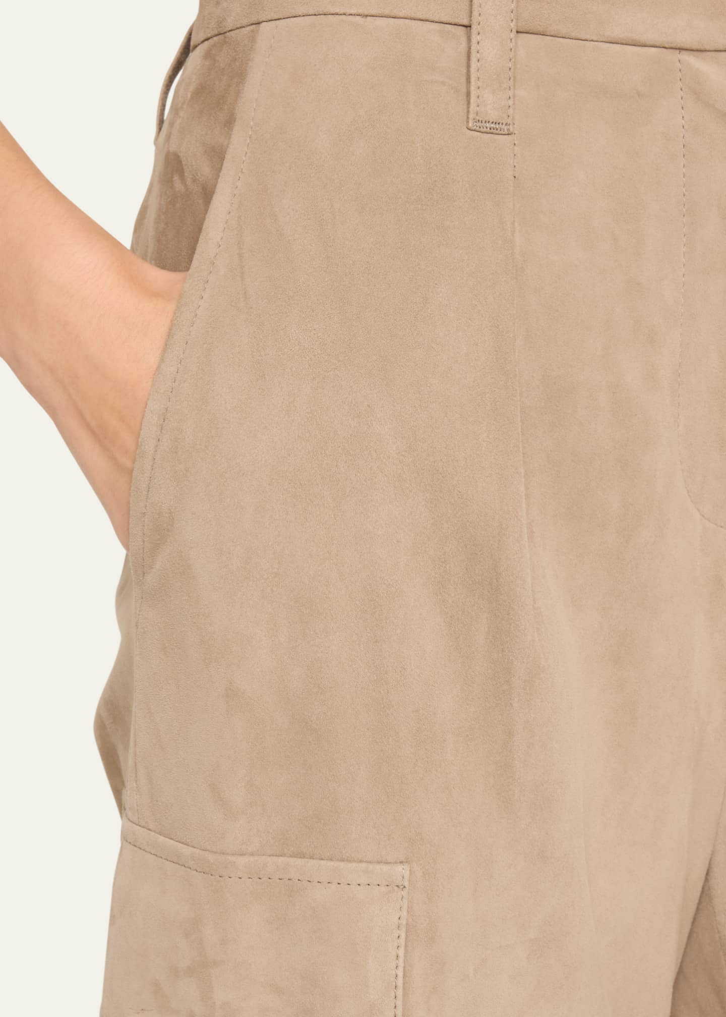 Brunello Cucinelli Suede Cargo Pants Bergdorf Goodman