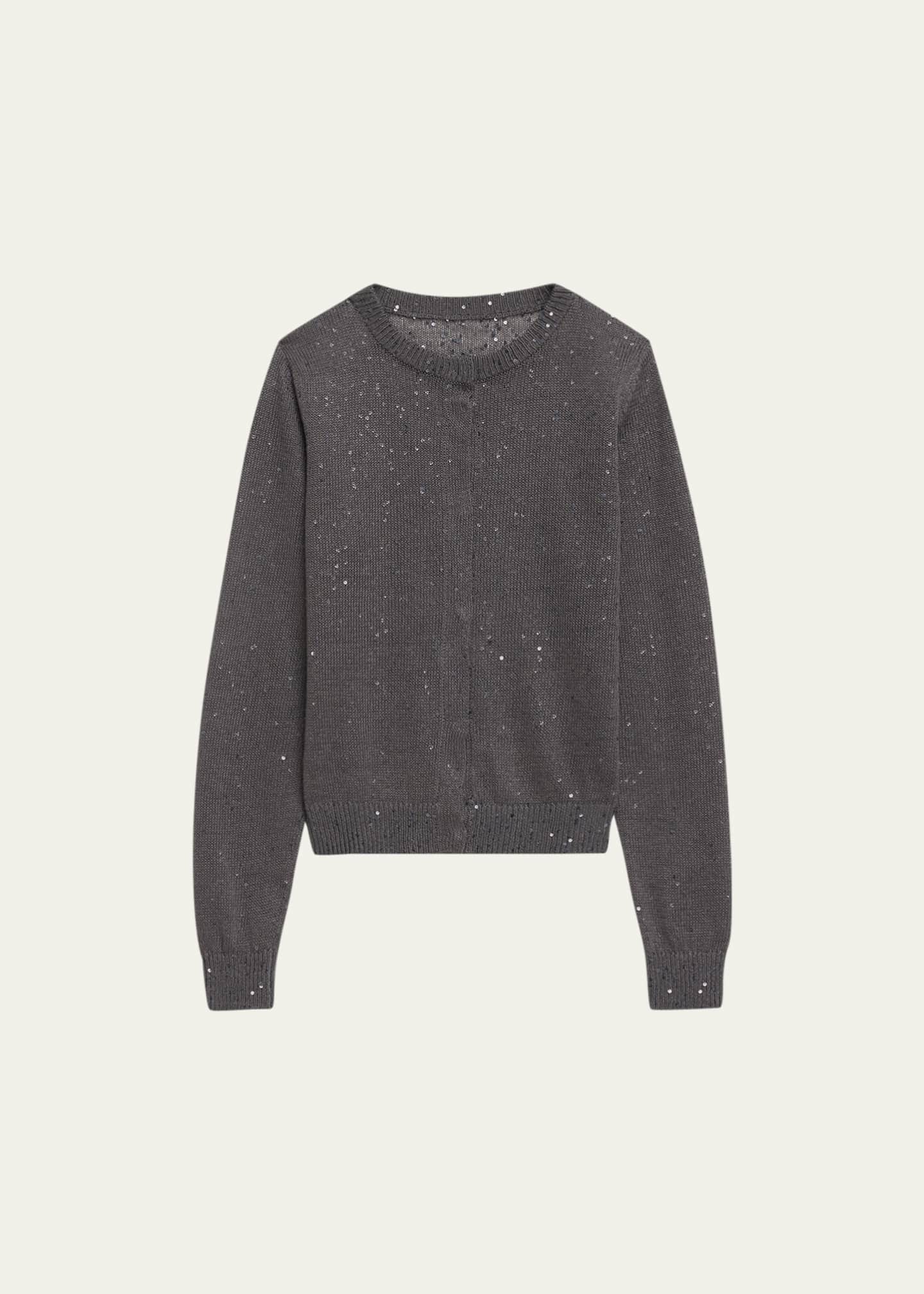 Cropped hot sale linen cardigan