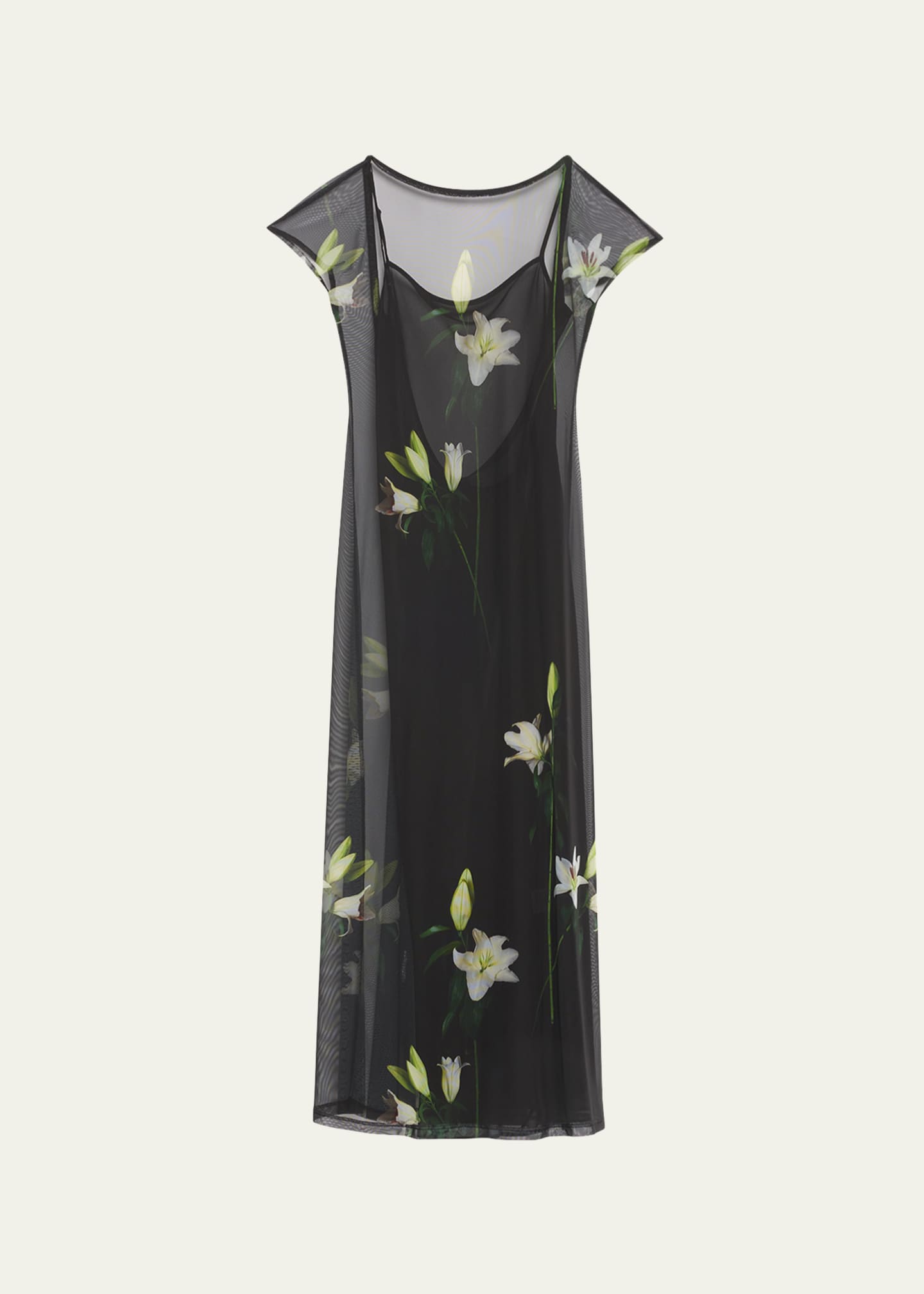 Lily Floral Mesh Dress