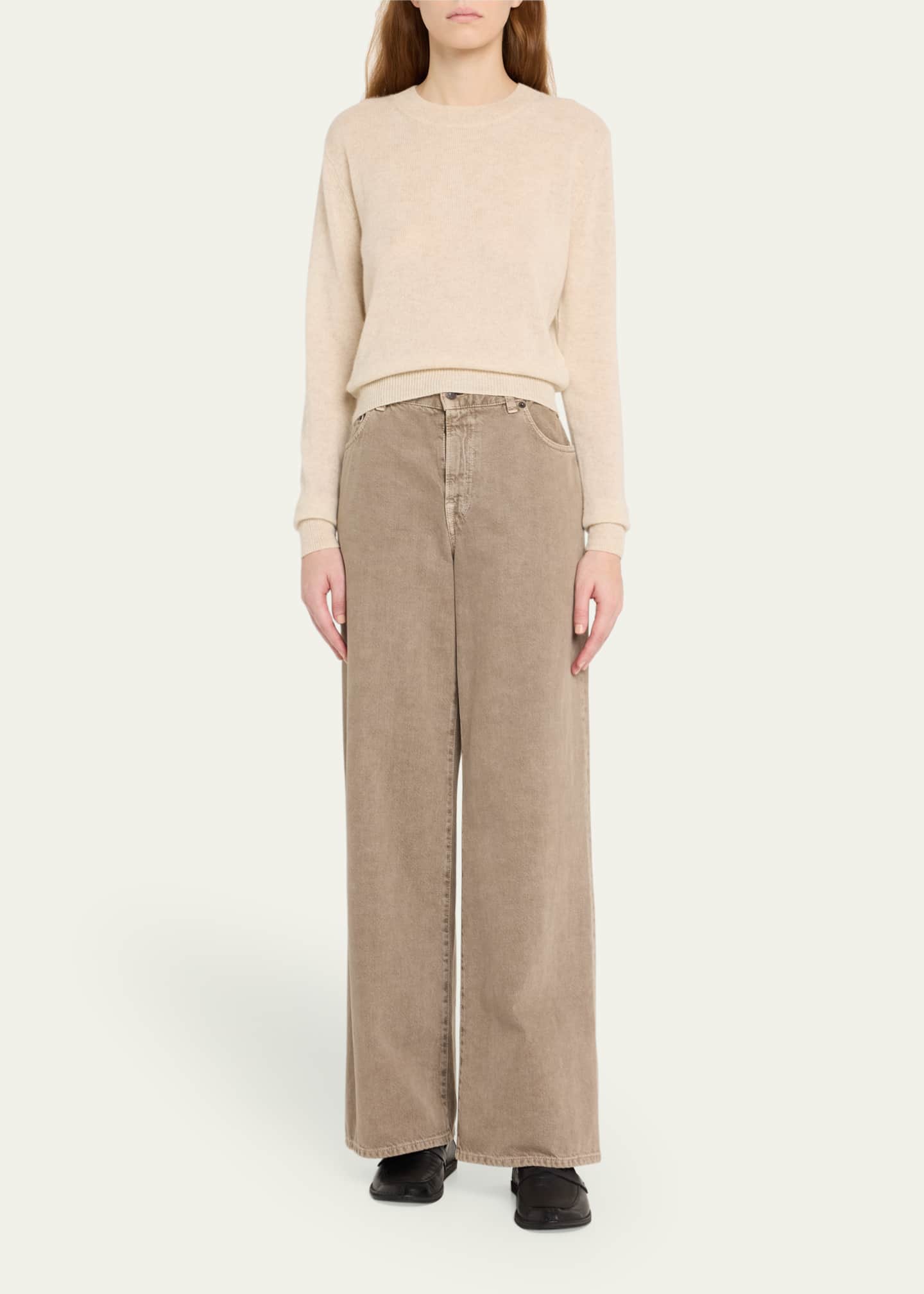 Eterne Francis Cashmere Slim Pullover Sweater Image 2 of 5