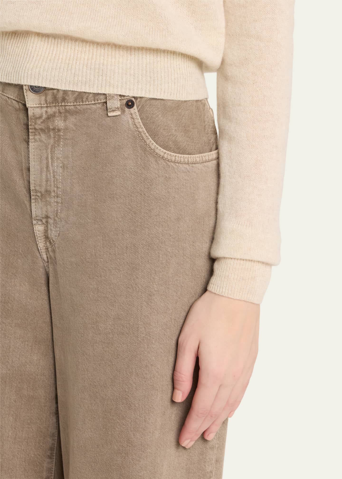 Eterne Francis Cashmere Slim Pullover Sweater Image 5 of 5
