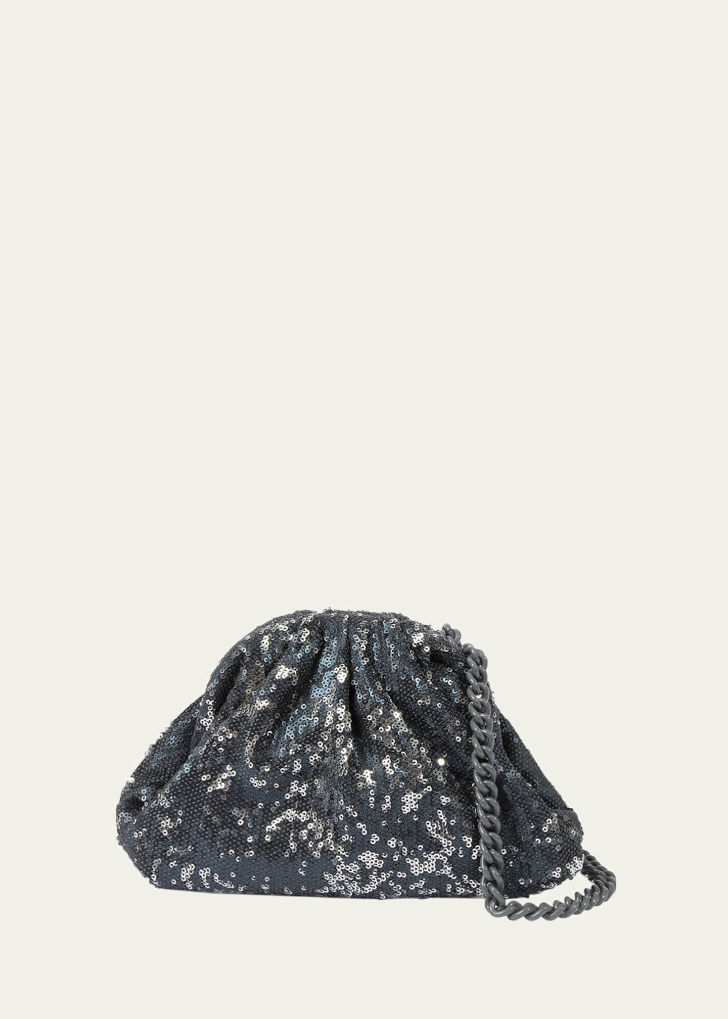 Maria La Rosa Game Mini Sequins Clutch Bag