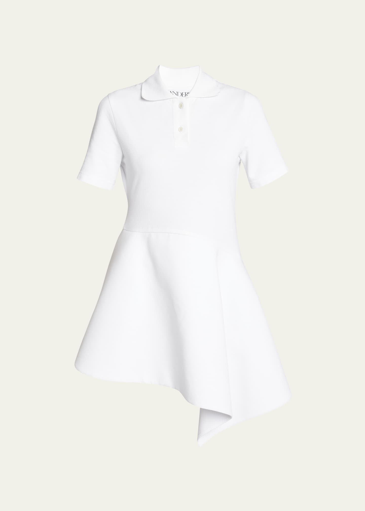 Short Sleeve Asymmetric Dress
