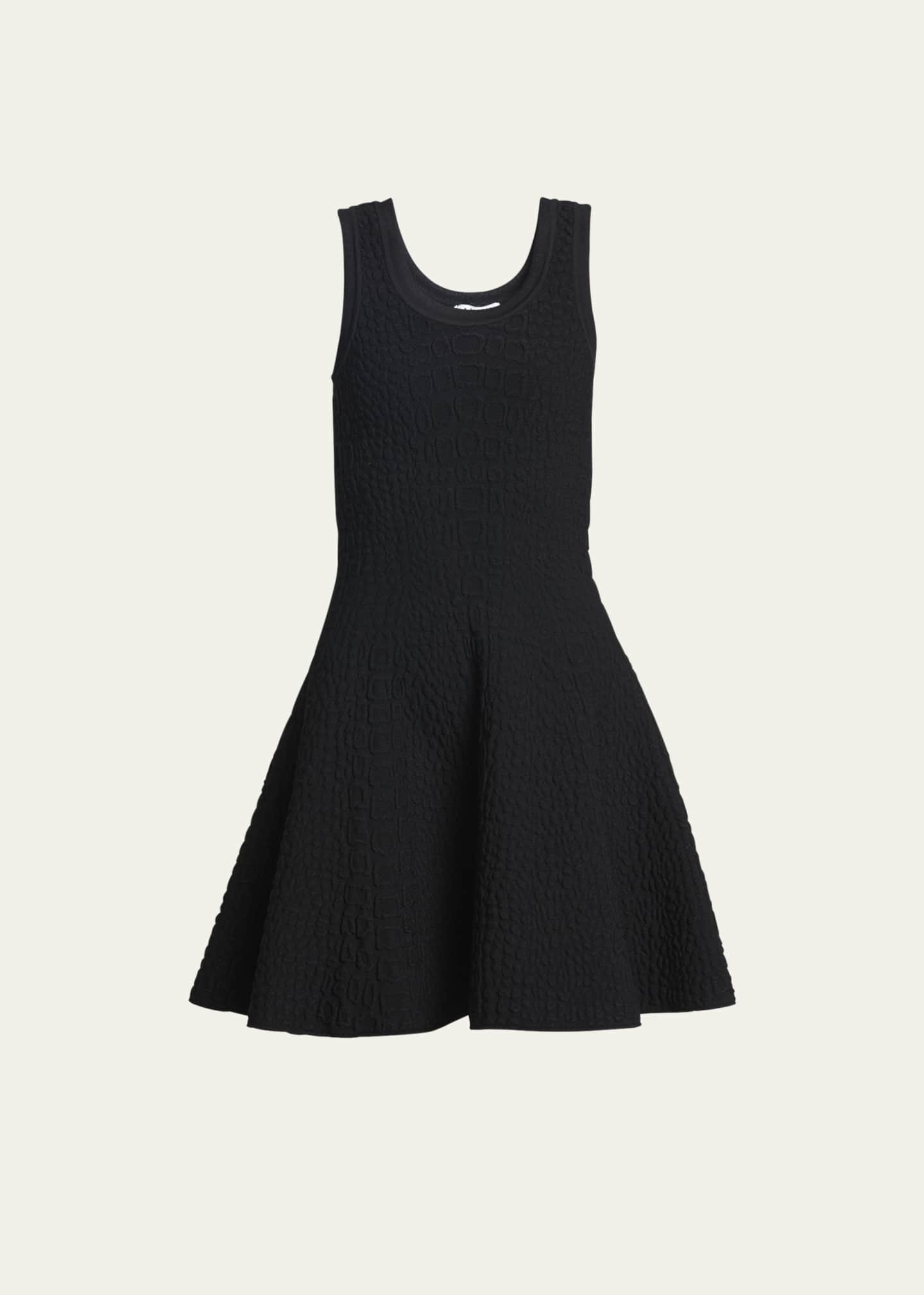 ALAIA Croco Textured Mini Dress - Bergdorf Goodman