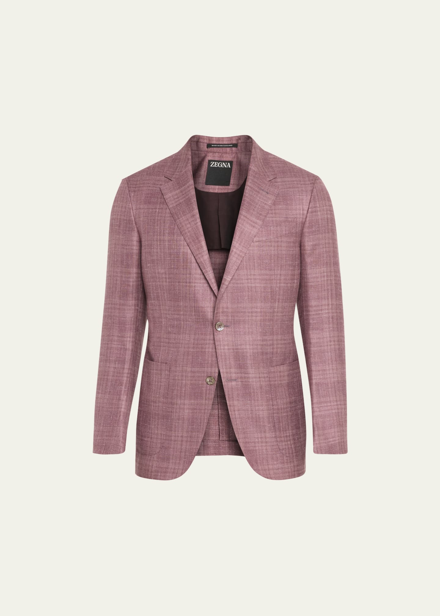 ZEGNA Men s Fairway Plaid Crossover Sport Jacket