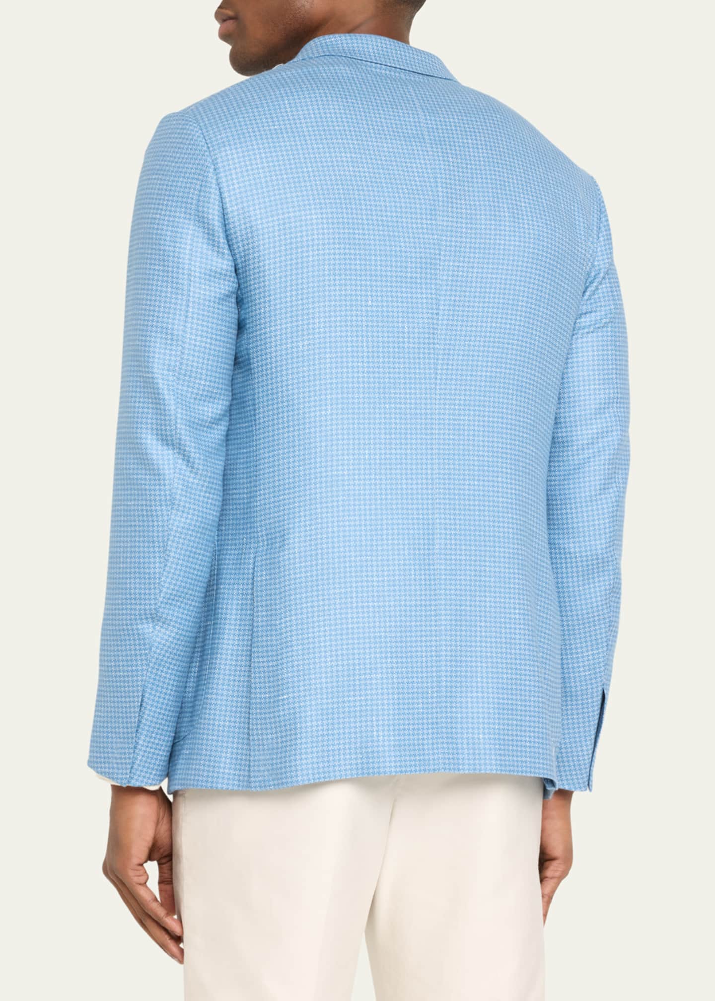 Men's Fairway Textured Houndstooth Sport Coat - Thumbnail 3