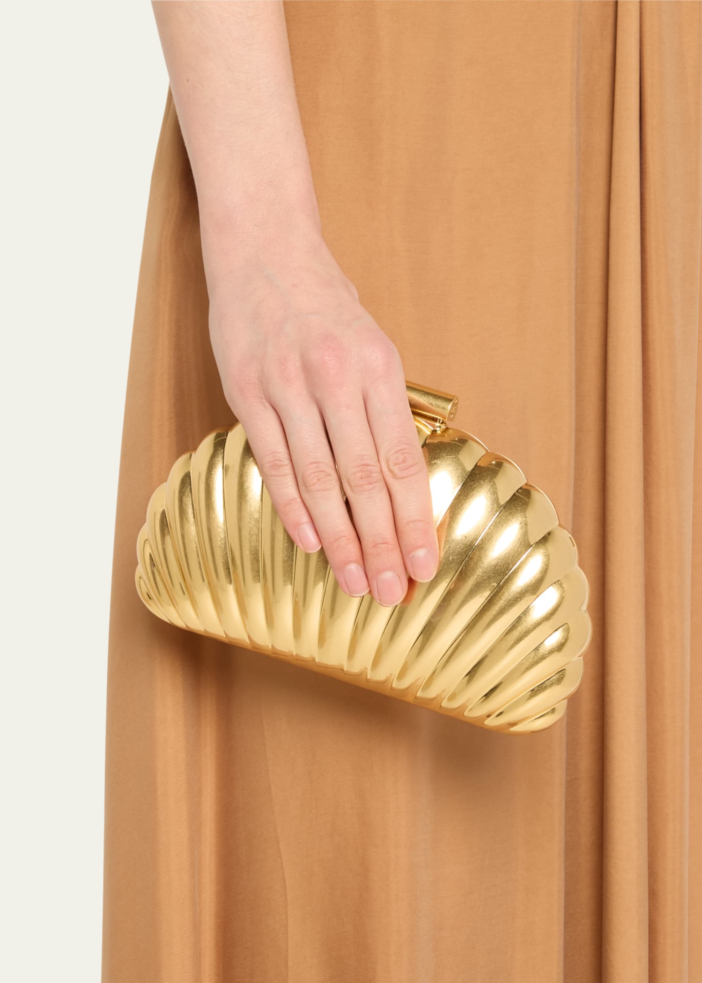 SIMKHAI Monet Shell Clutch Bag Image 2 of 5