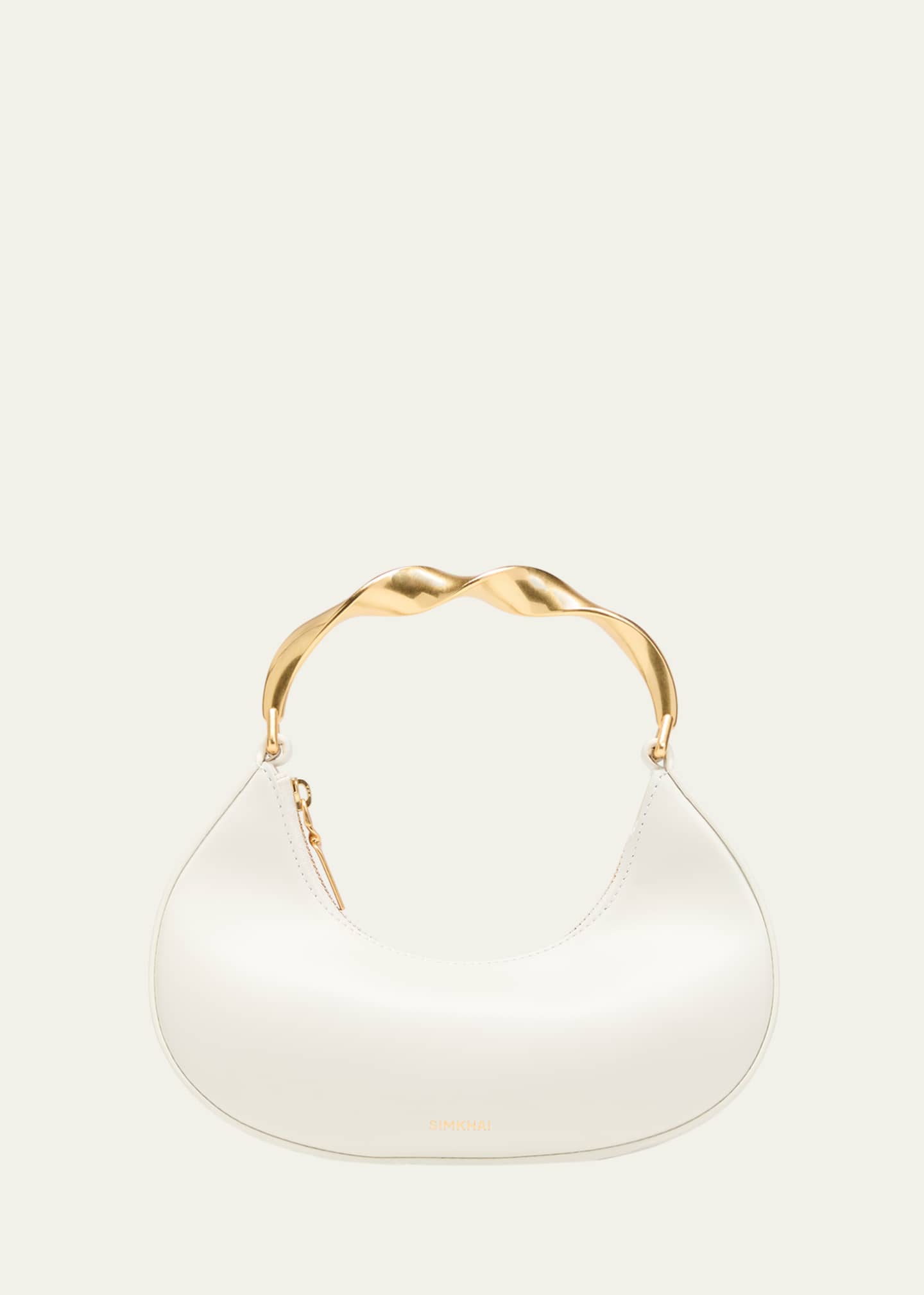 SIMKHAI Nixi Twist Leather Top-Handle Bag - Bergdorf Goodman