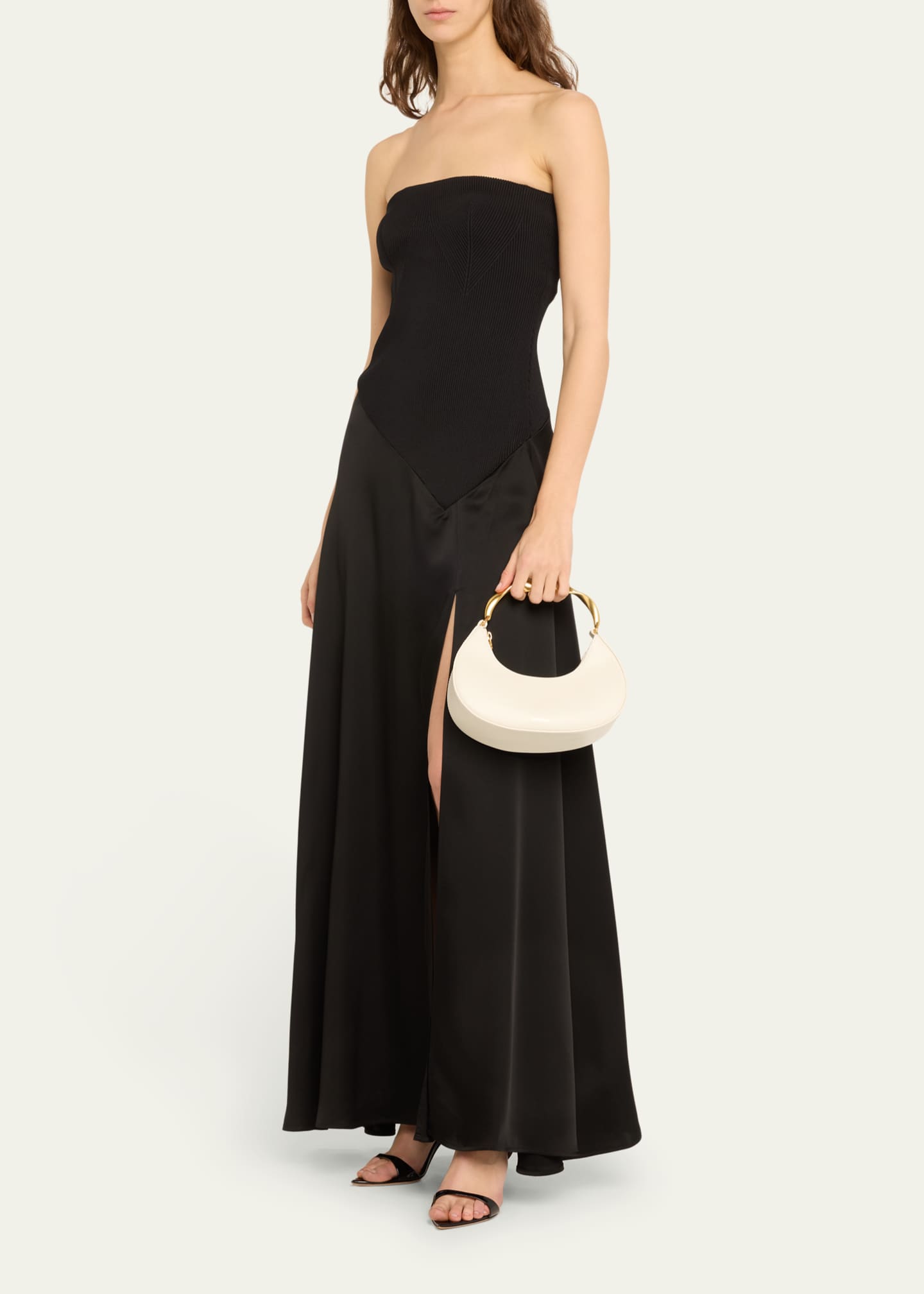 SIMKHAI Nixi Twist Leather Top-Handle Bag - Bergdorf Goodman