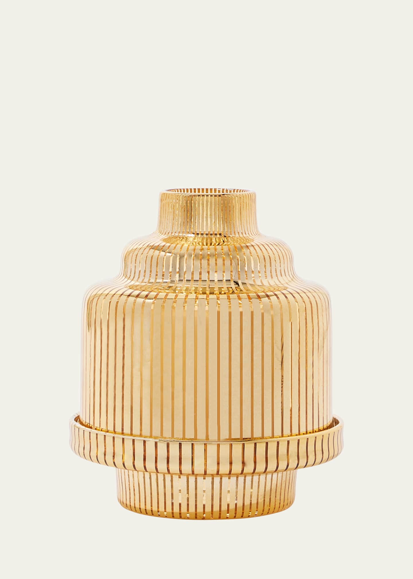 DIPTYQUE Gold Pyramid Candle Holder for 6.5 oz. Candle Image 1 of 2