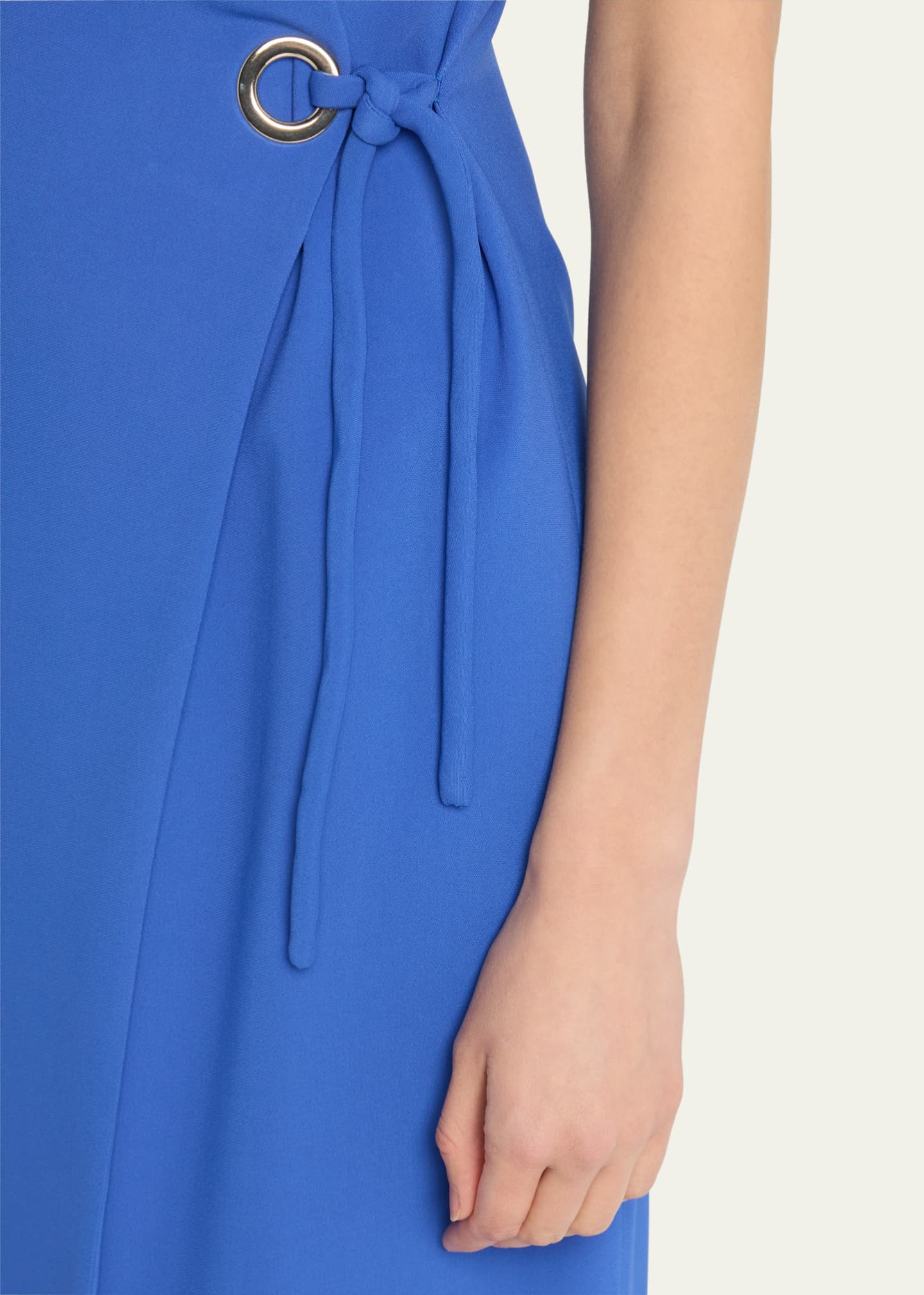 Giorgio Armani Wrap Midi Dress with Tie Detail Image 5 of 5