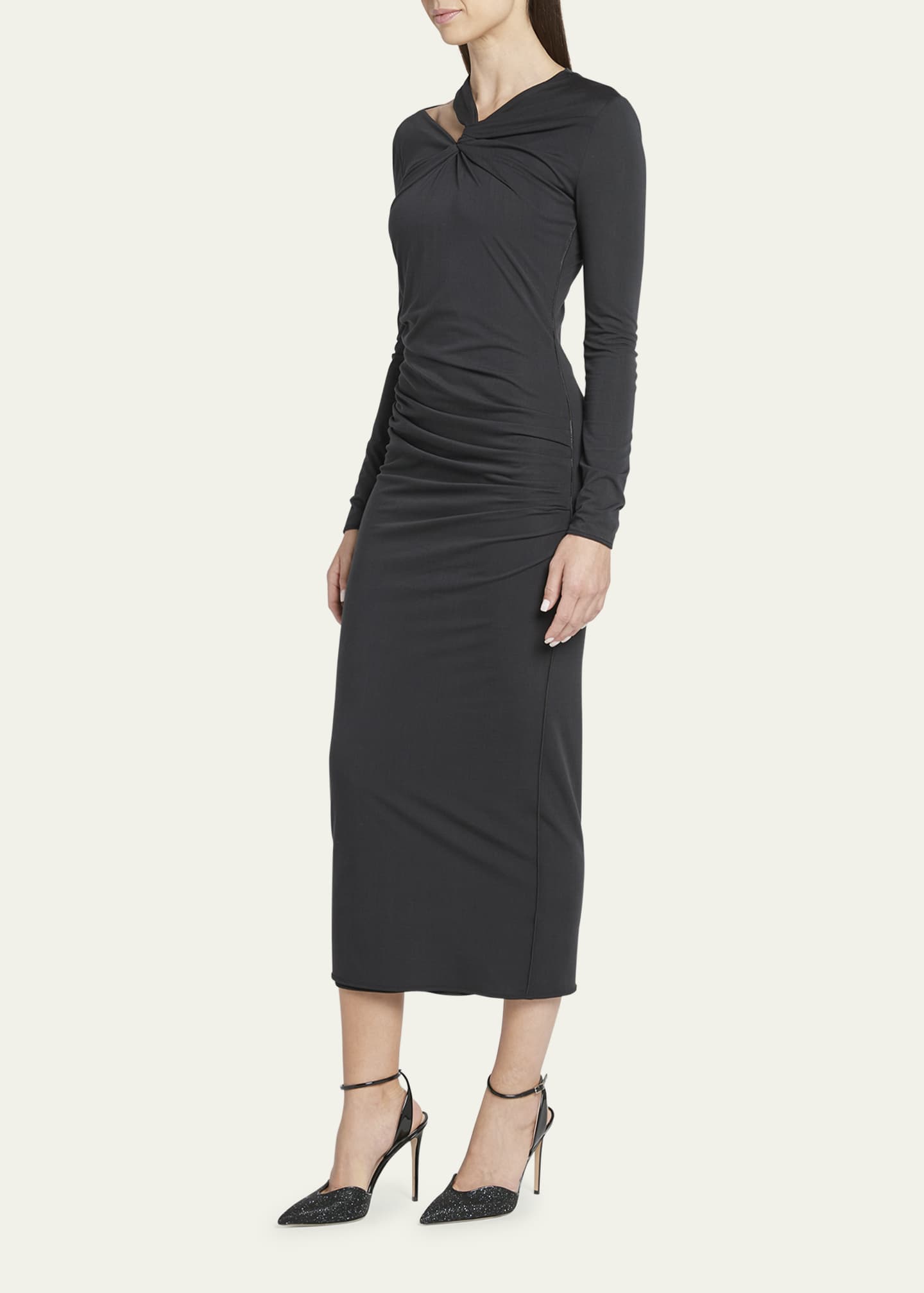 FETICO 22SS　CUTOUT JERSEY DRESS 限定値下げ 22ss fetico CUTOUT JERSEY DRESS - メルカリ