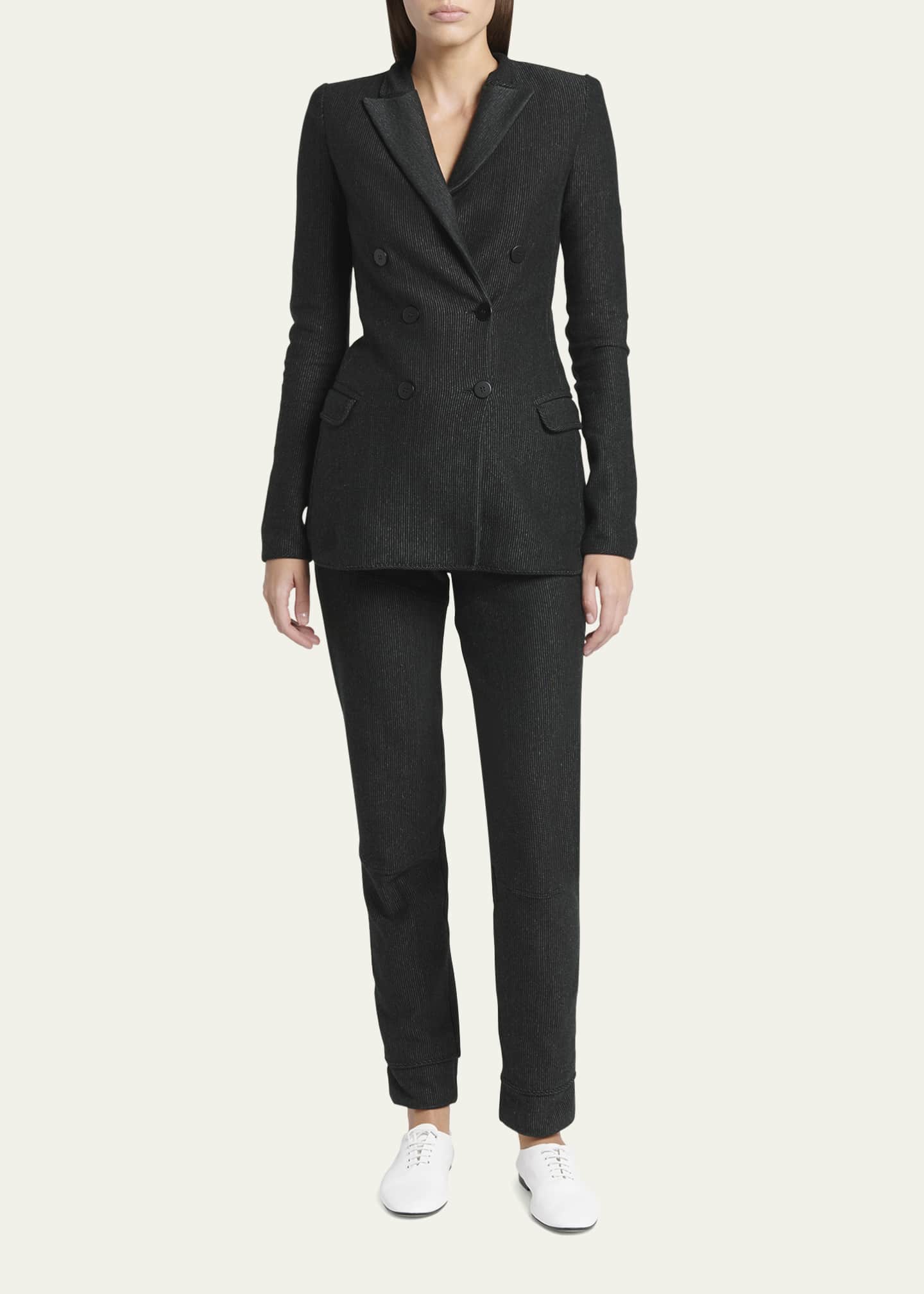 ジャケット GIORGIO ARMANI GIACCA JERSEY JACQUARD Giorgio Armani Jersey Jacquard Double-Breasted Blazer